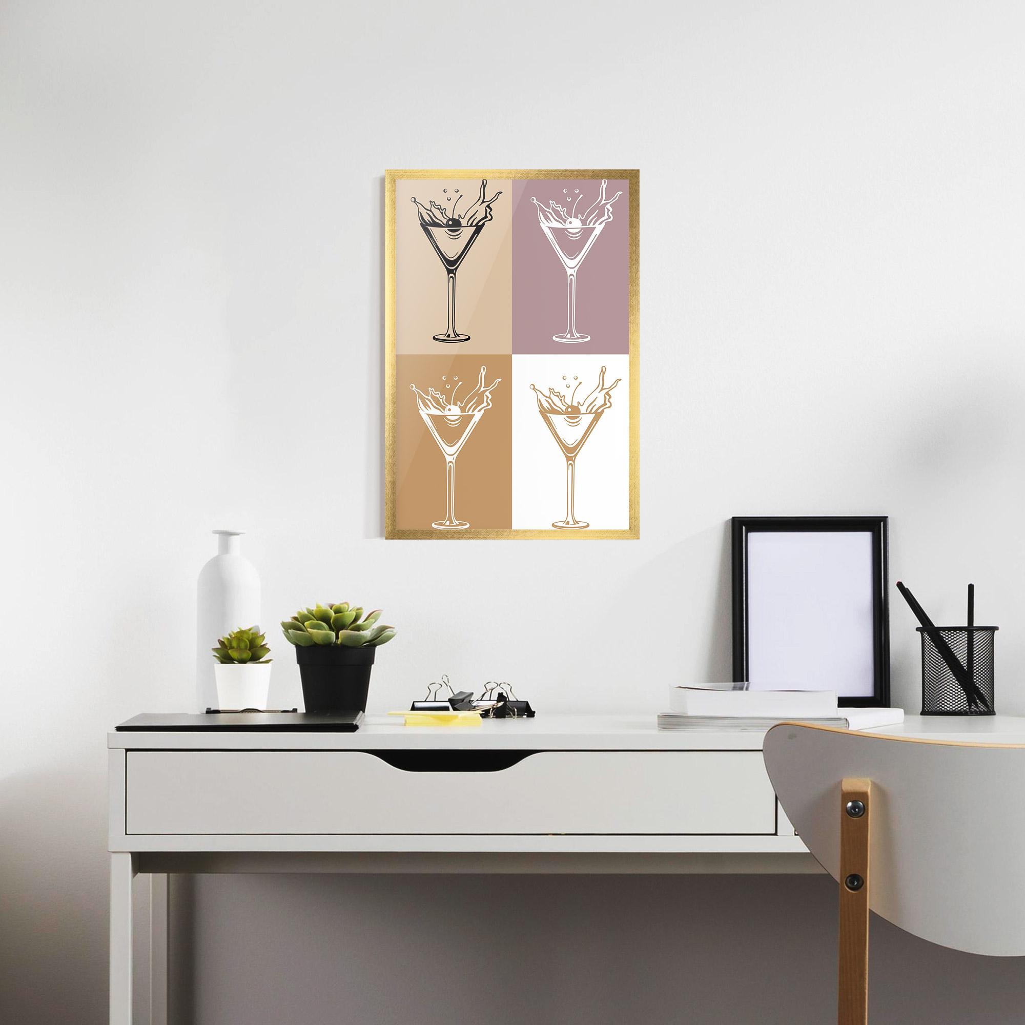 Poster Înrămat Drinks Mix mockup 7