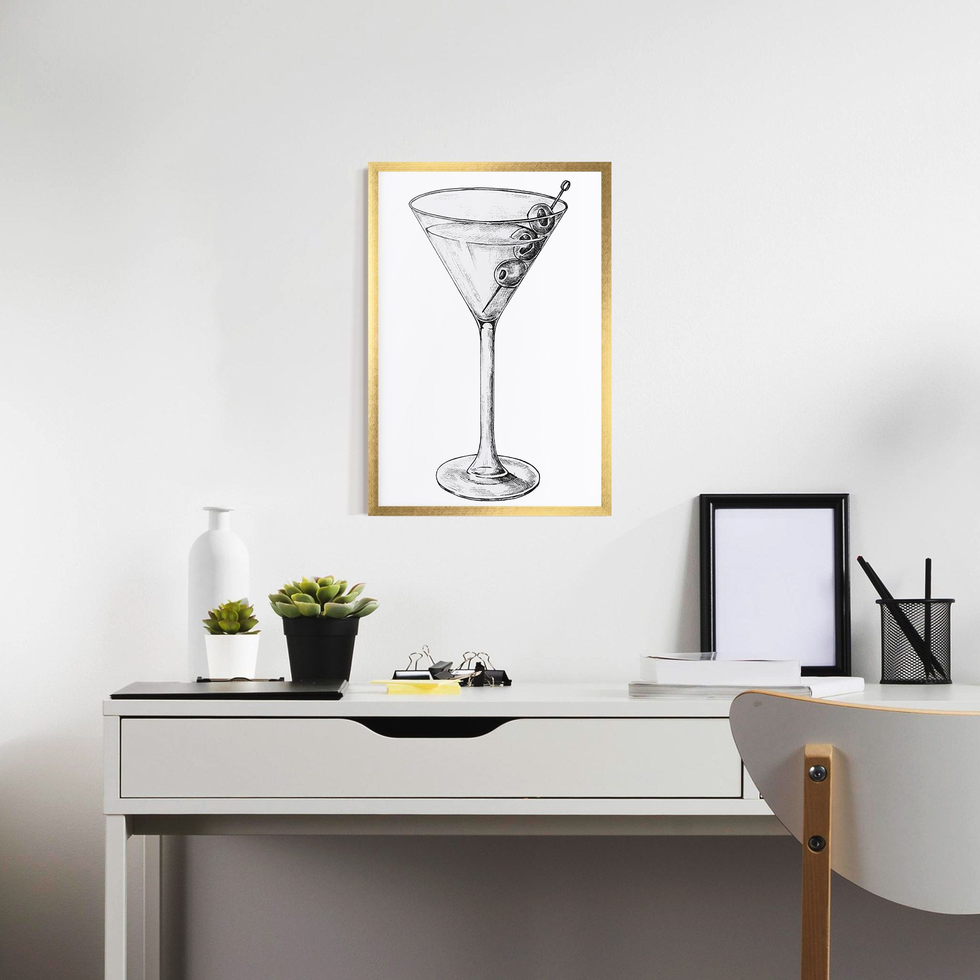 Hand Drawn Glass mockup 7