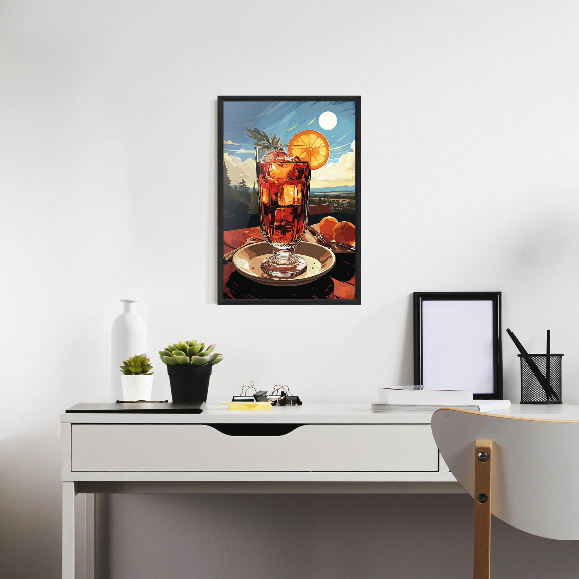 Poster Înrămat Cocktail Orange mockup 7