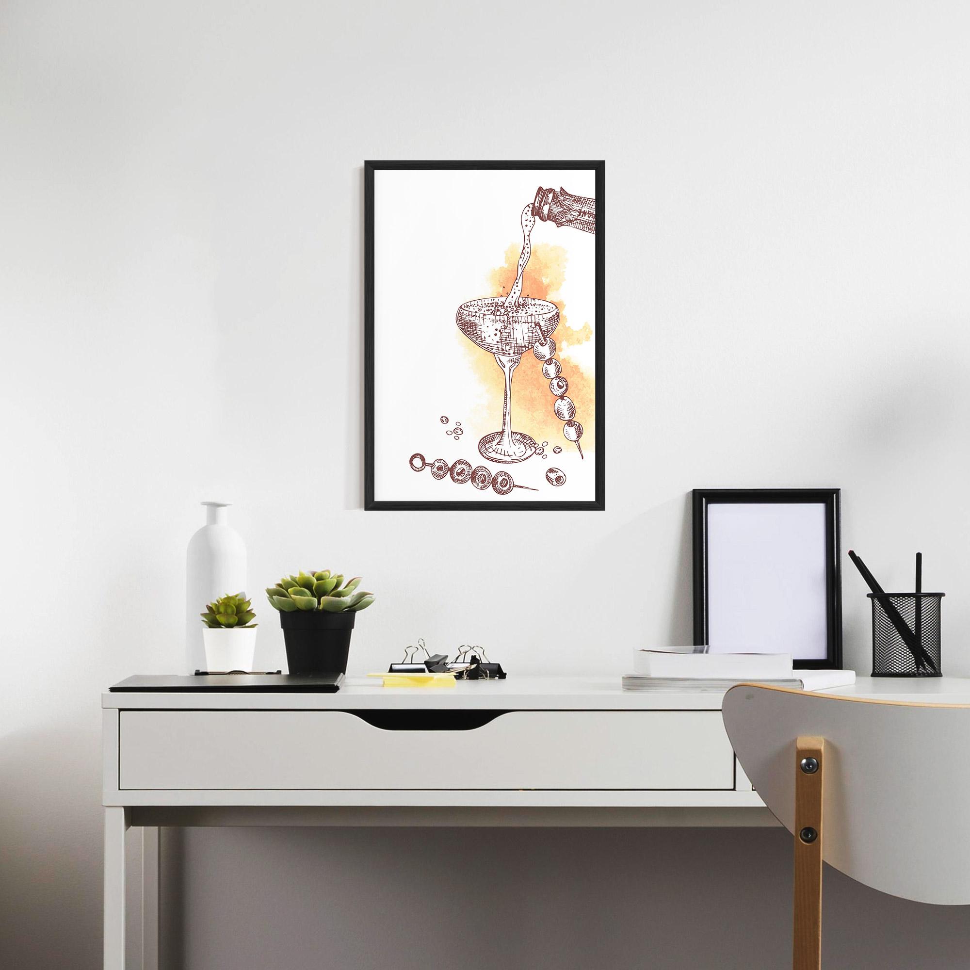 Poster Înrămat Cocktail mockup 7