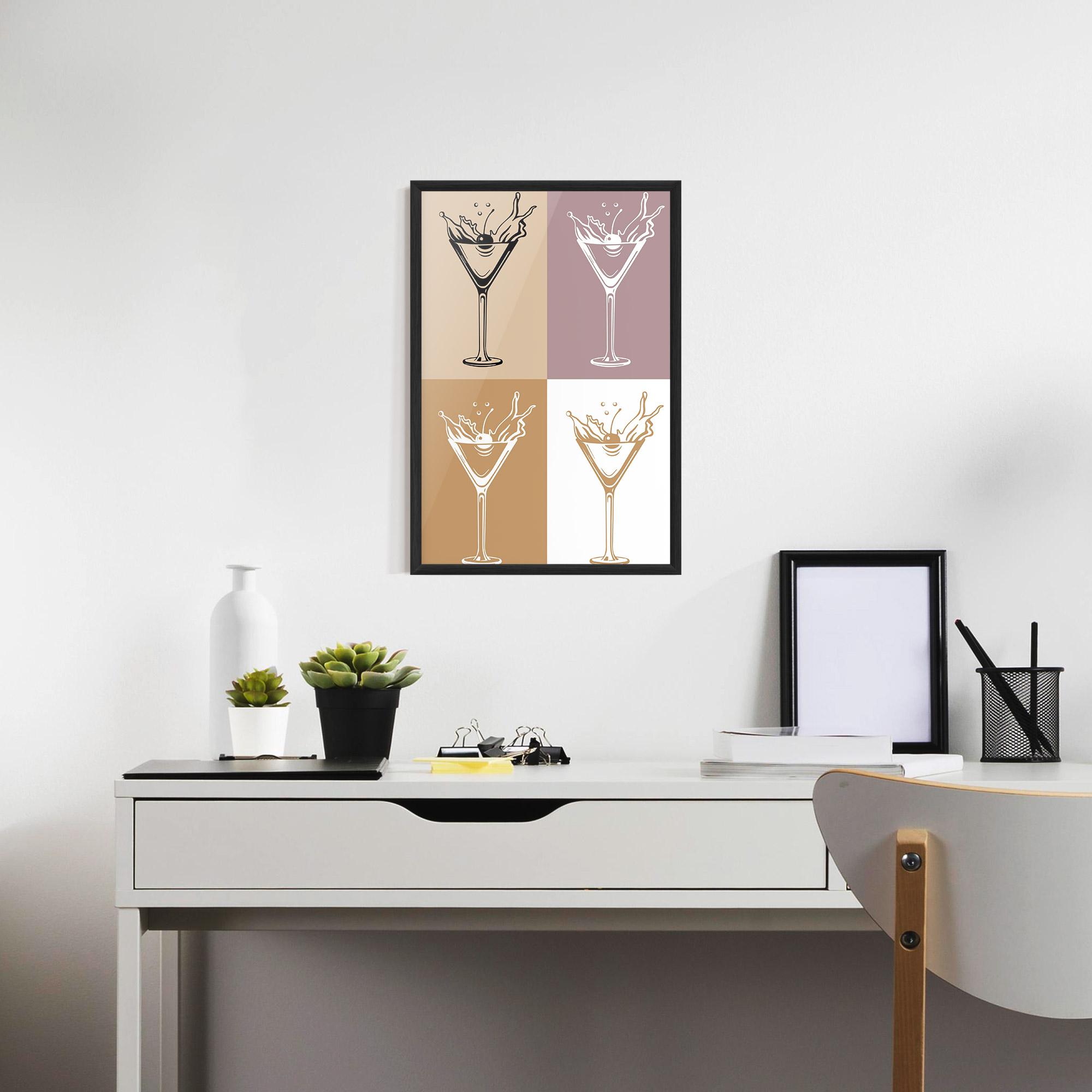 Poster Înrămat Drinks Mix mockup 7