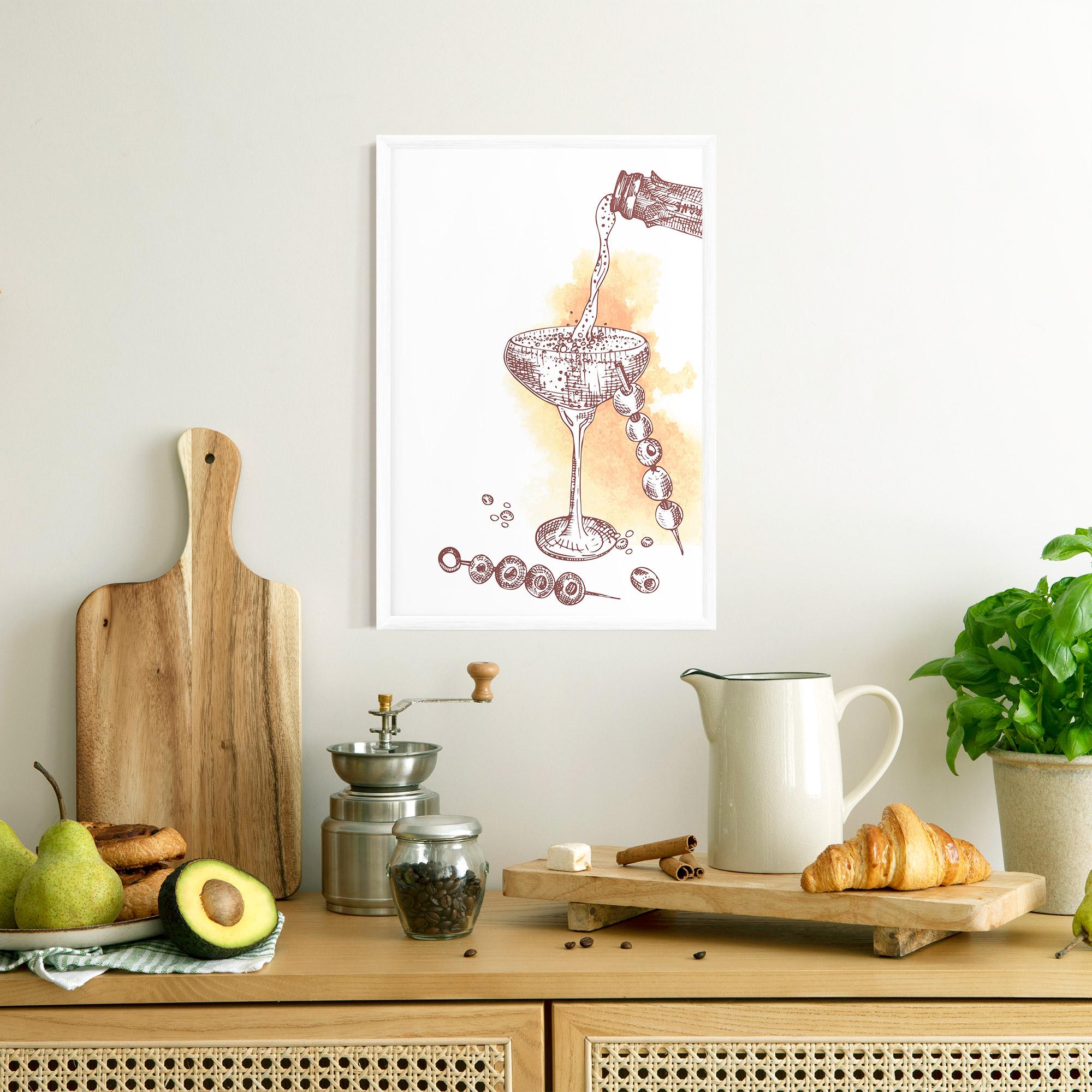 Poster Înrămat Cocktail mockup 8