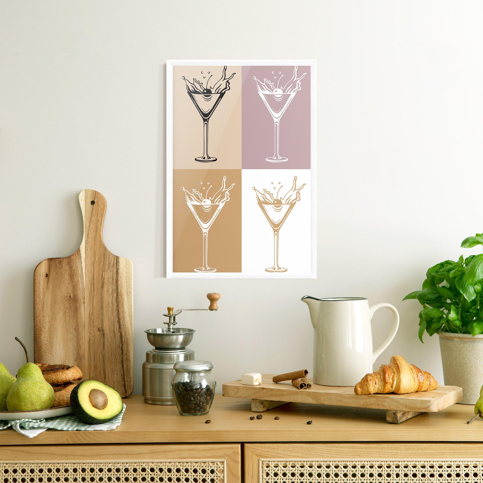 Poster Înrămat Drinks Mix mockup 8