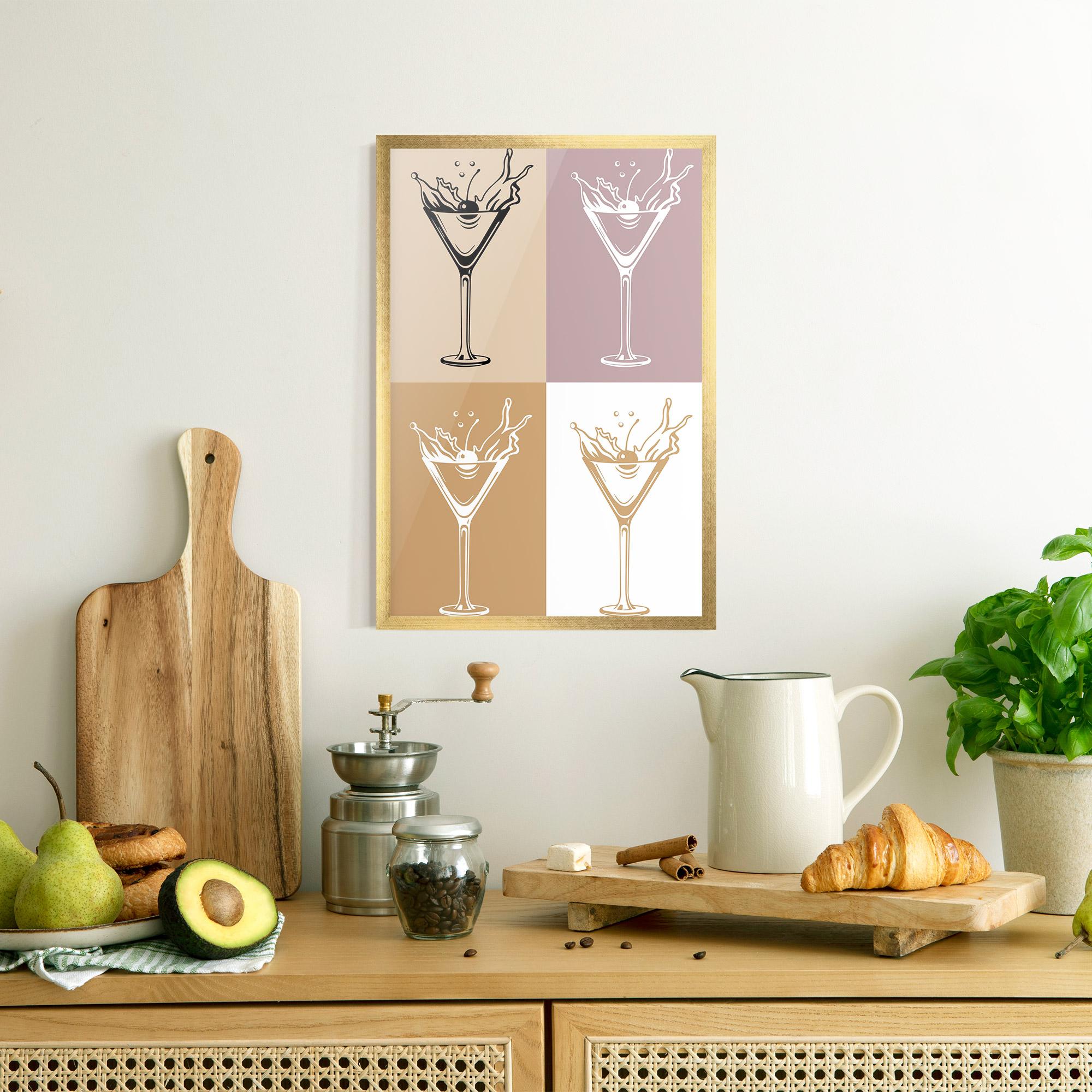 Poster Înrămat Drinks Mix mockup 8