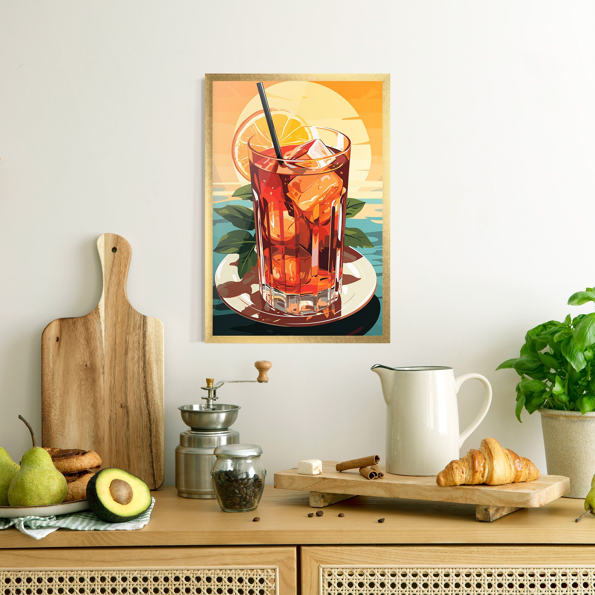 Sunset Cocktail mockup 8