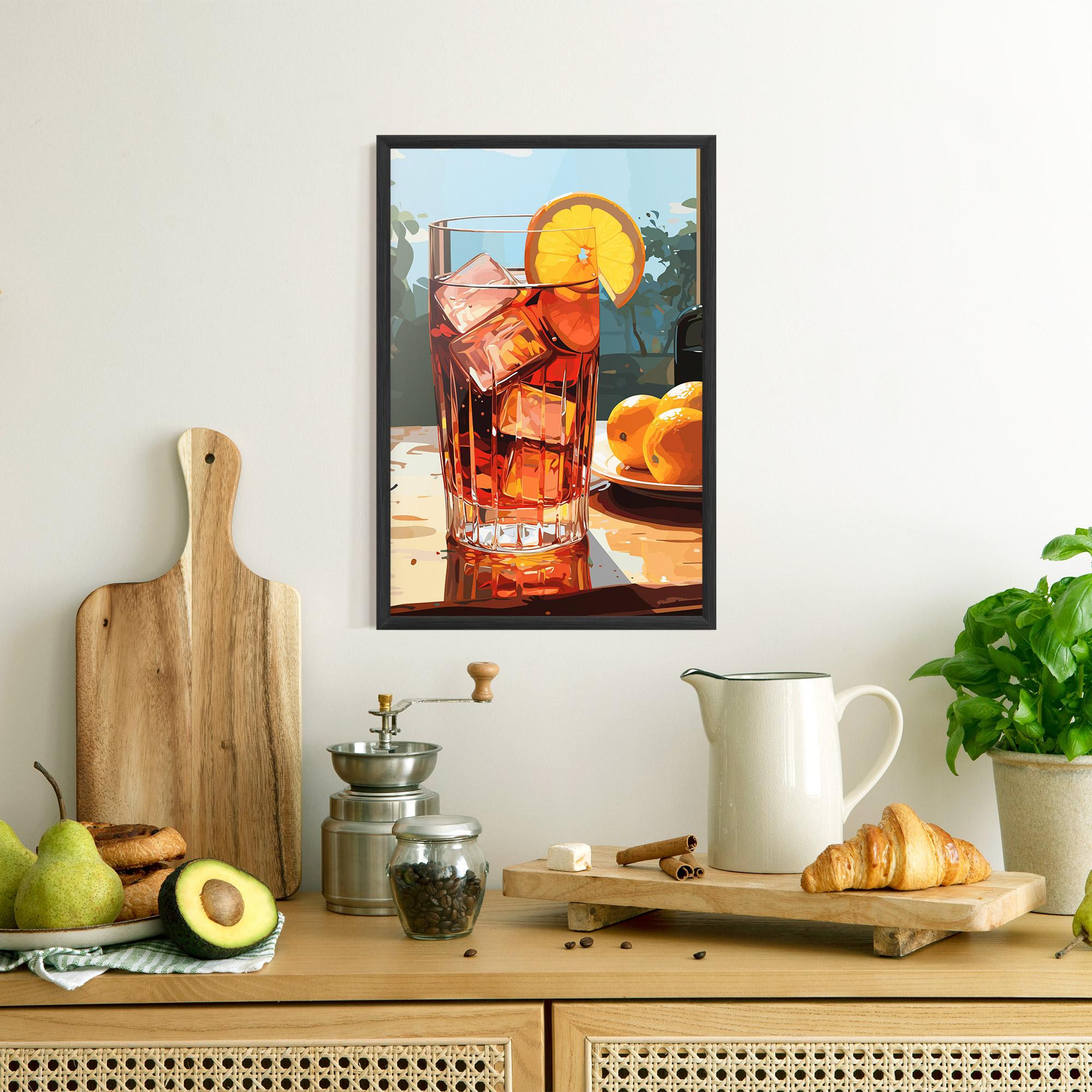 Poster Înrămat Cocktail Art mockup 8