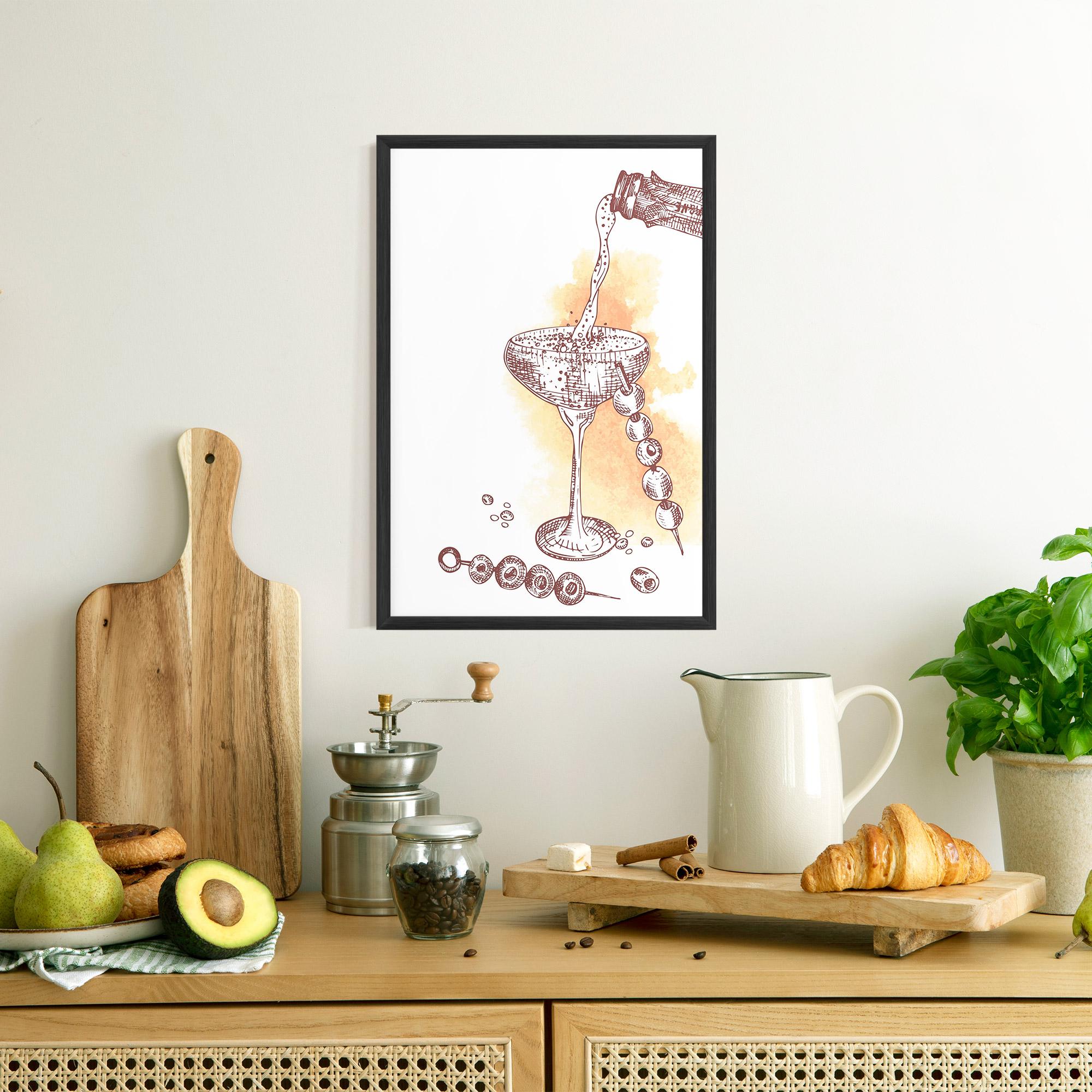 Poster Înrămat Cocktail mockup 8