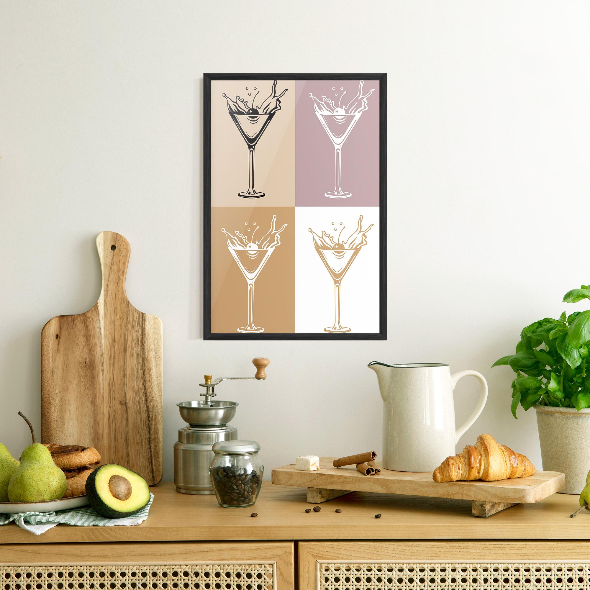 Poster Înrămat Drinks Mix mockup 8