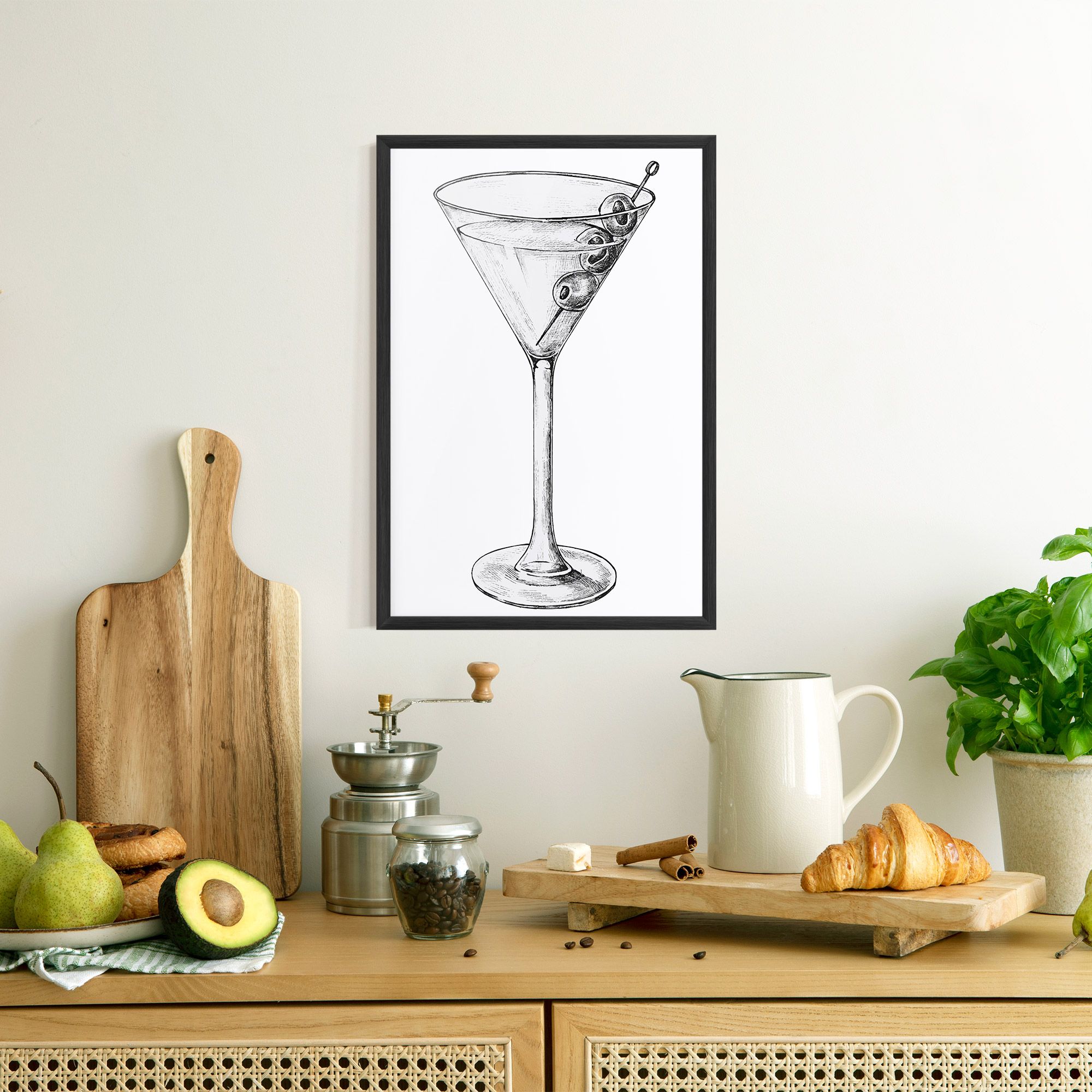 Hand Drawn Glass mockup 8