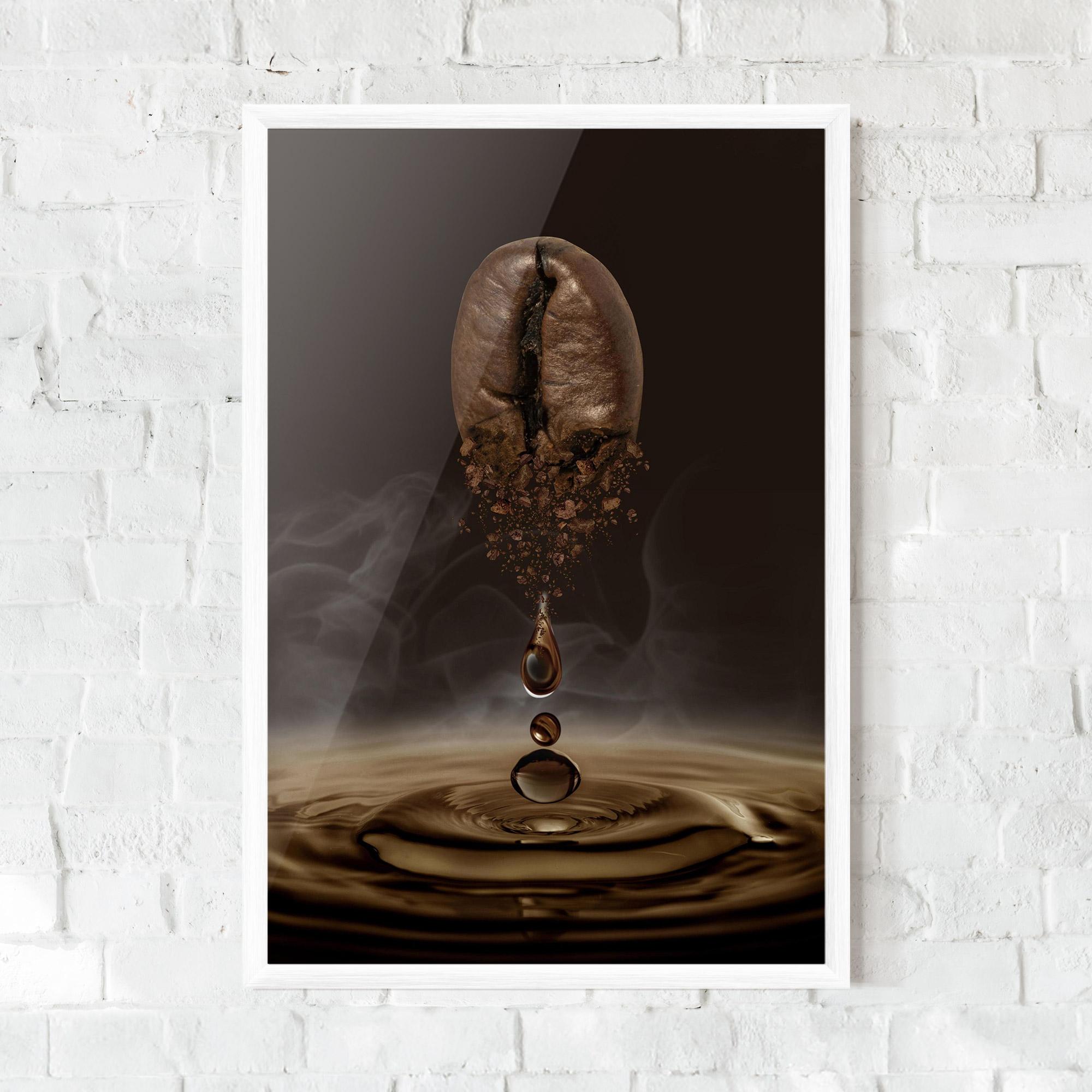 Poster Înrămat Coffee Drip Concept mockup 0