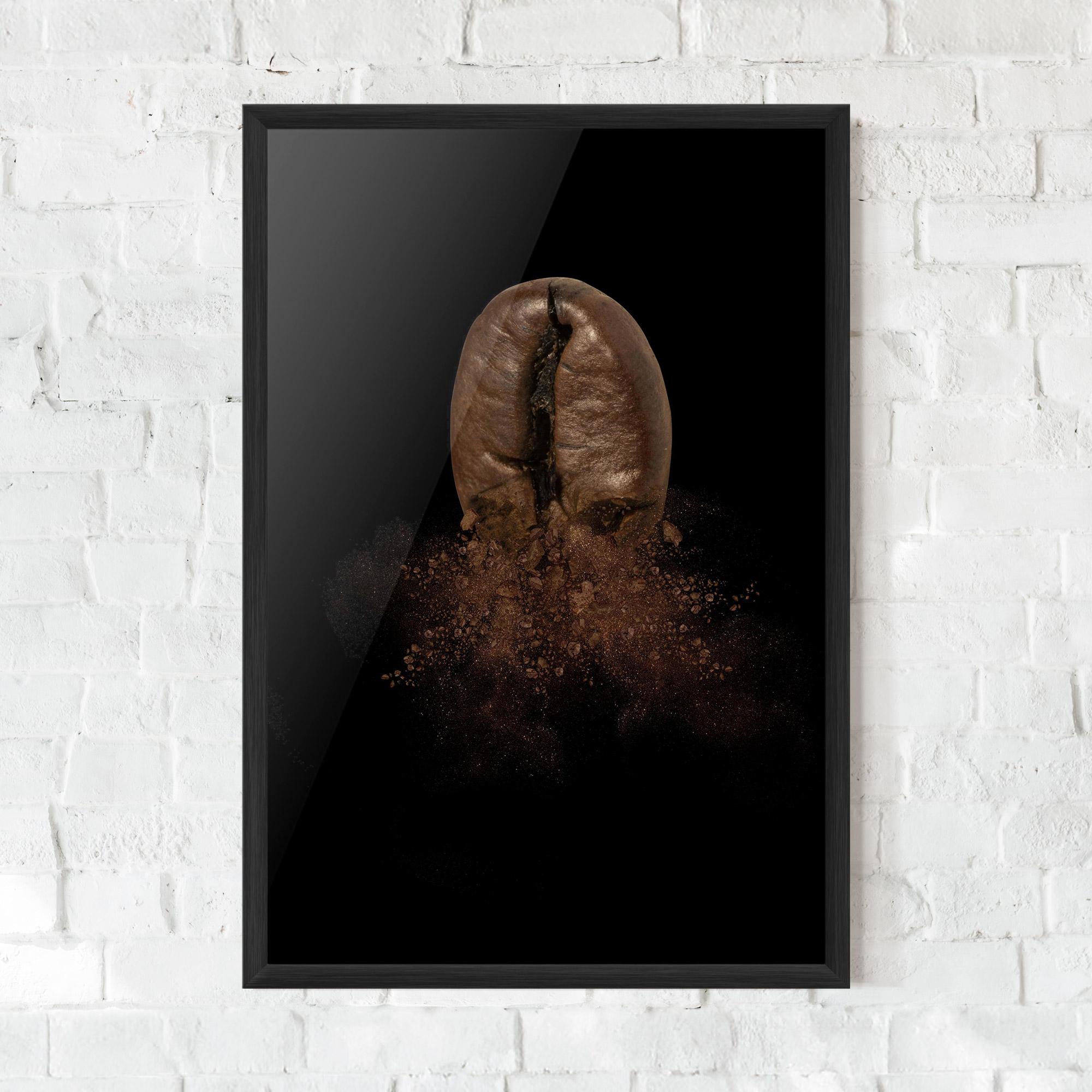 Poster Înrămat Coffee Bean Explosion mockup 0