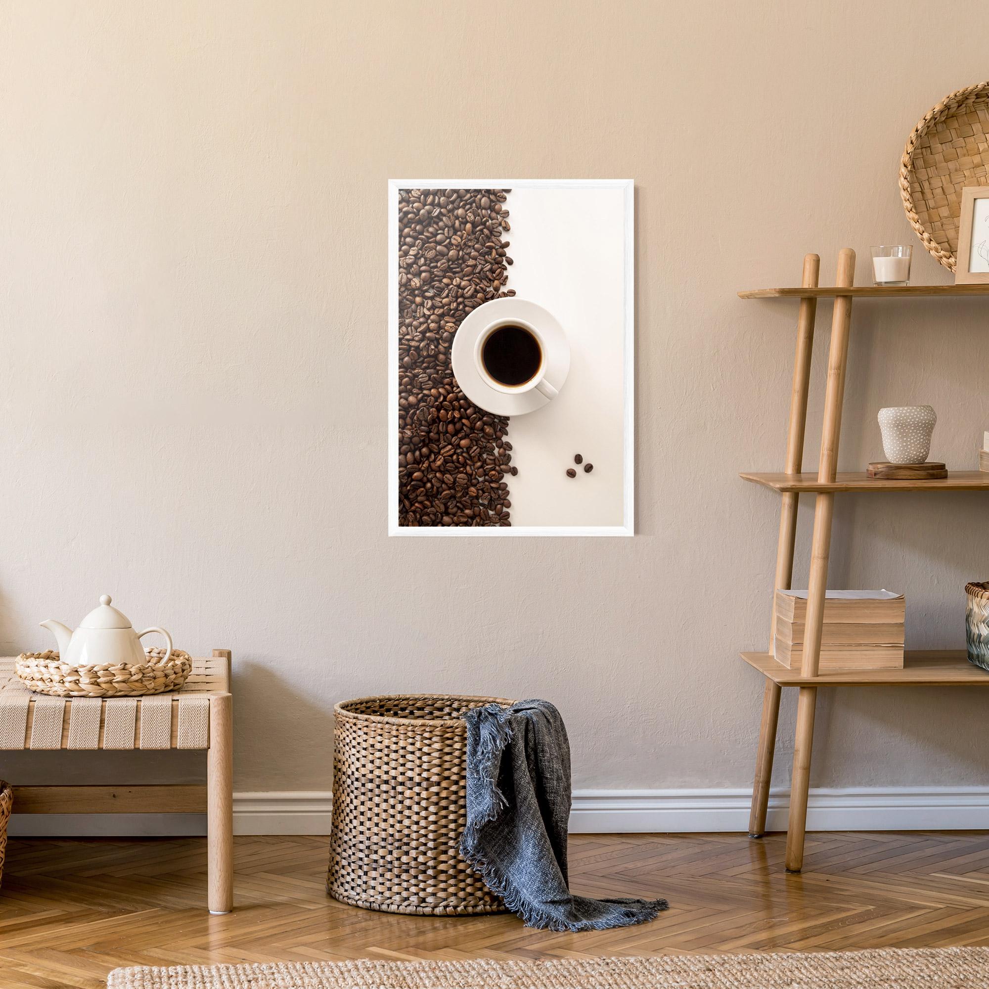 Poster Înrămat Contrasted Coffee mockup 9