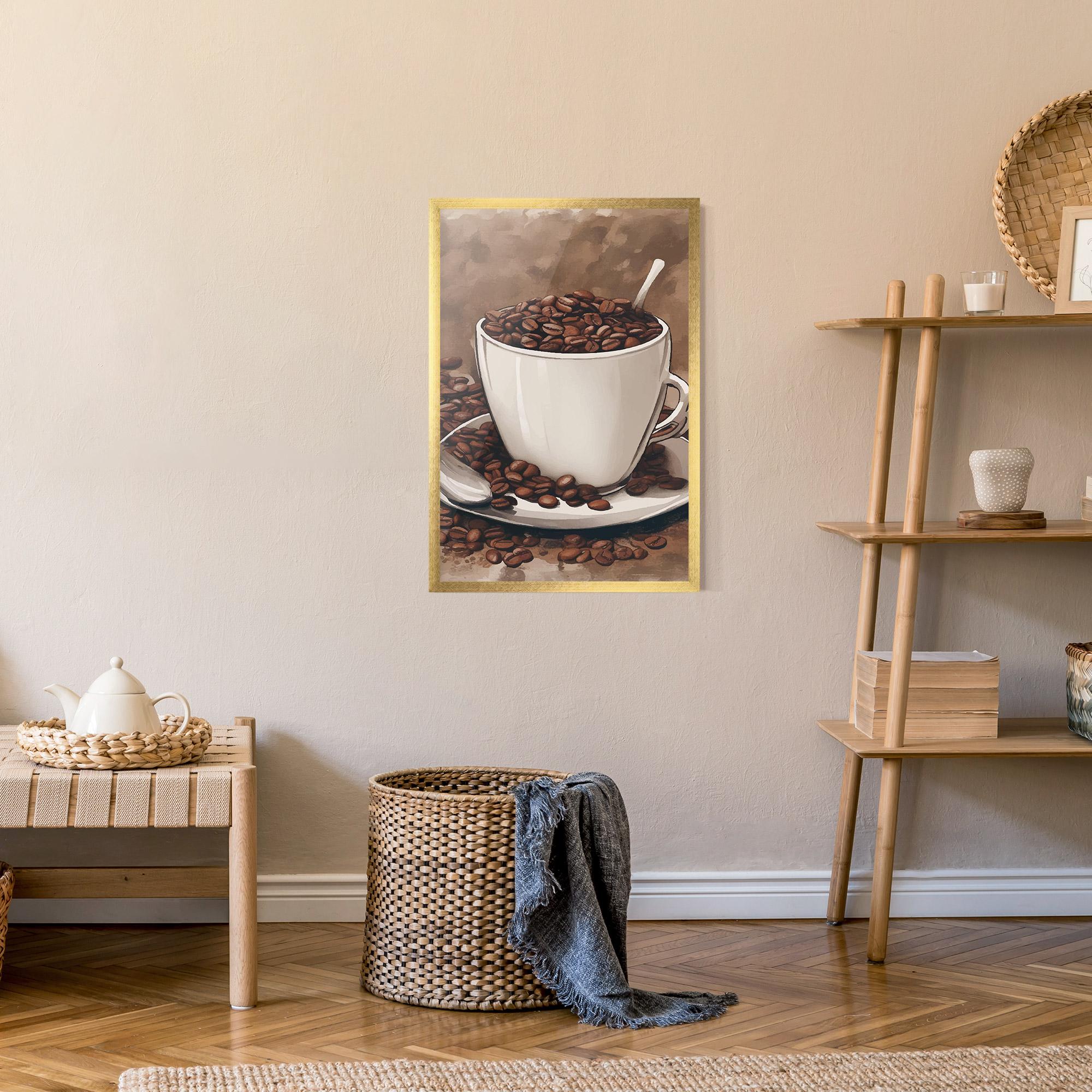 Poster Înrămat Vintage Coffee mockup 9