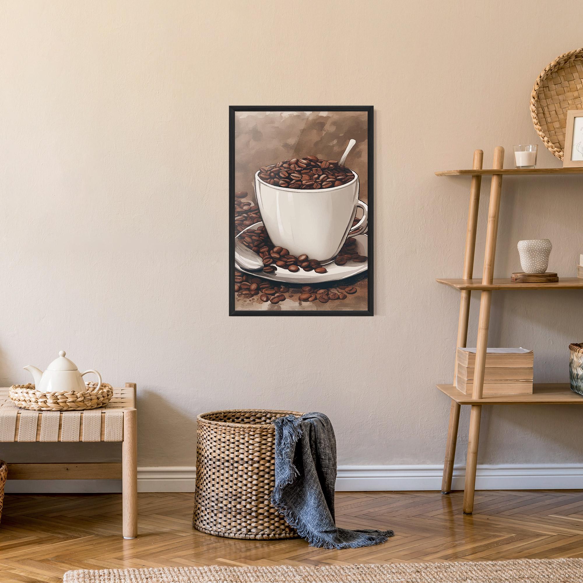 Poster Înrămat Vintage Coffee mockup 9