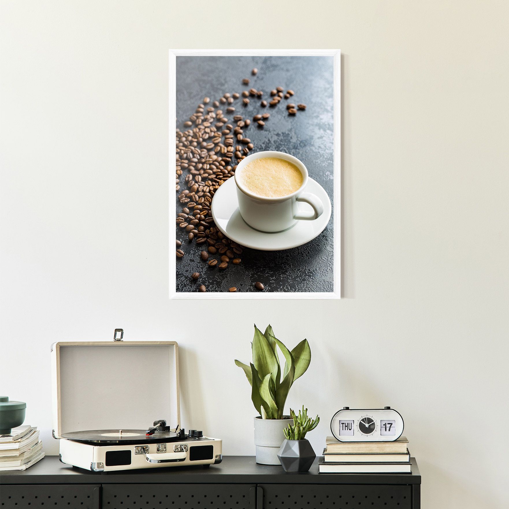 Hot Cappuccino Coffee mockup 2