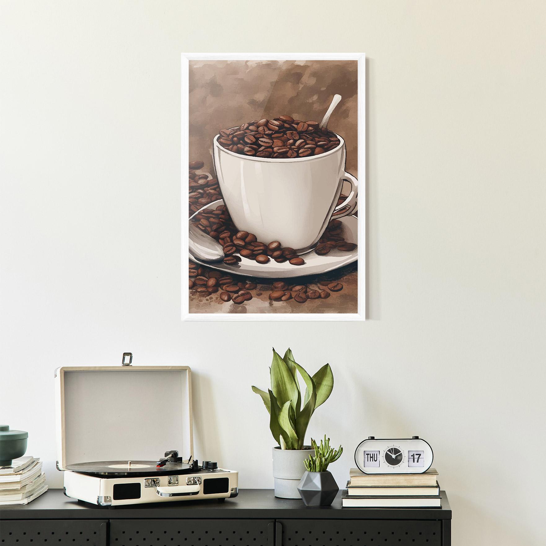 Poster Înrămat Vintage Coffee mockup 2