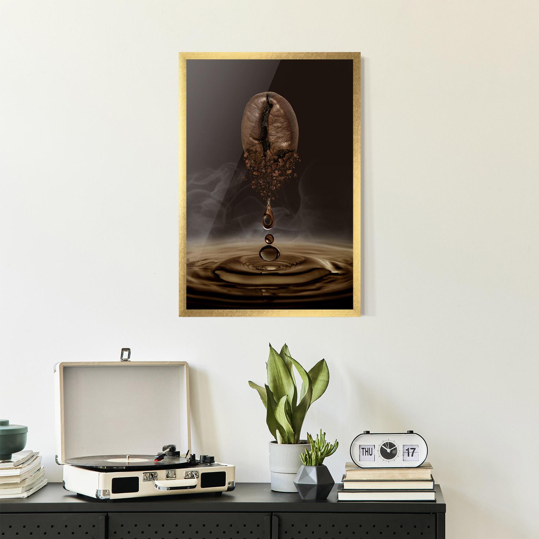 Poster Înrămat Coffee Drip Concept mockup 2