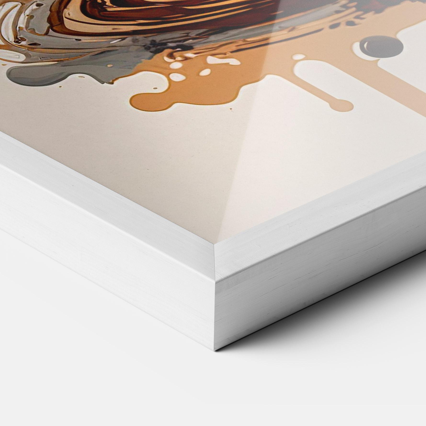 Poster Înrămat Coffee Art mockup 3