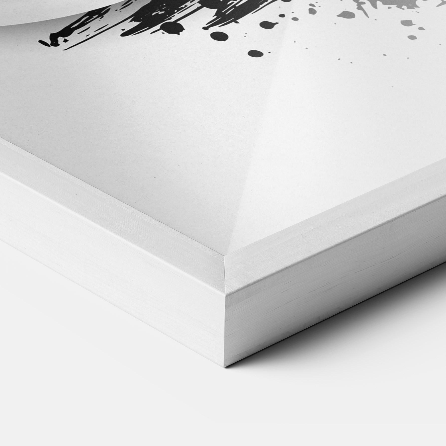 Poster Înrămat Live With Passion mockup 3