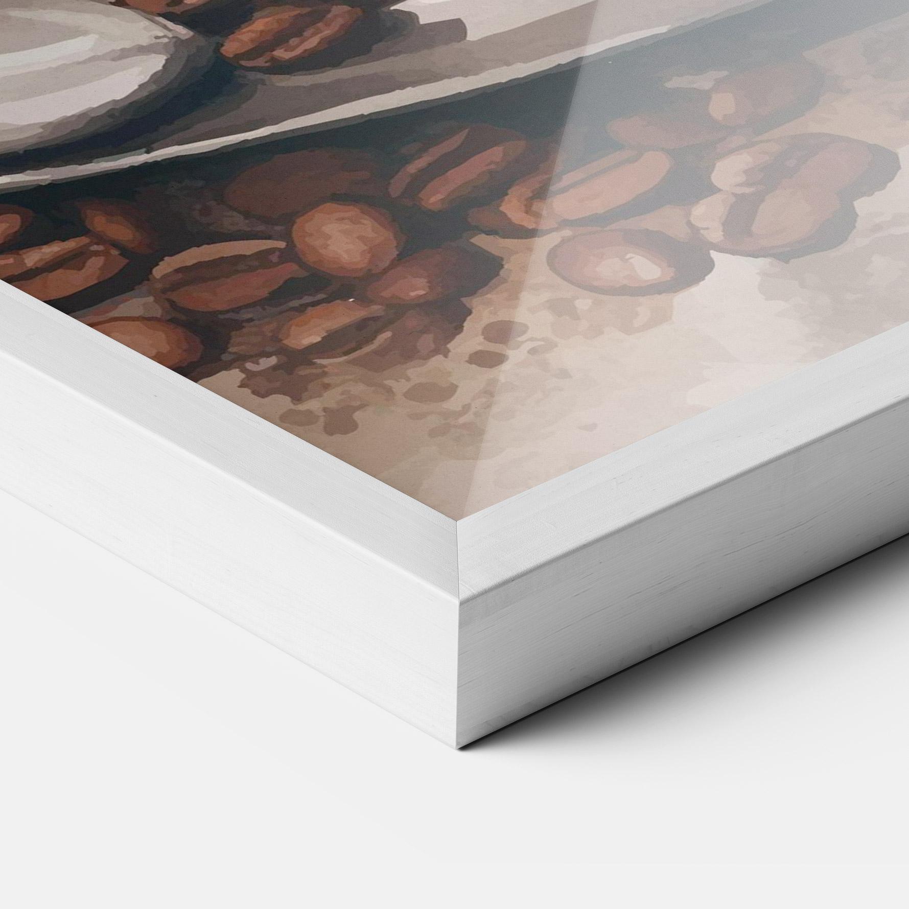 Poster Înrămat Vintage Coffee mockup 3