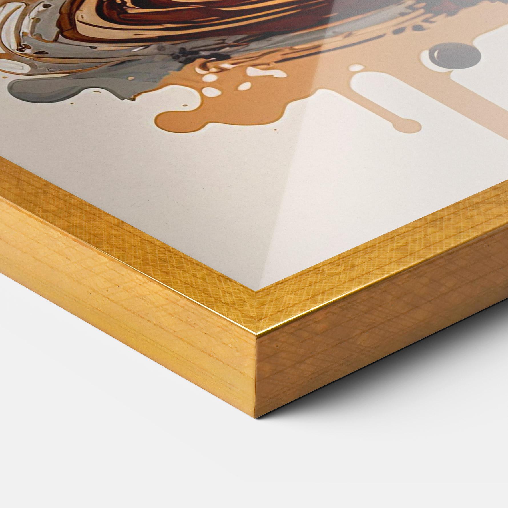 Poster Înrămat Coffee Art mockup 3