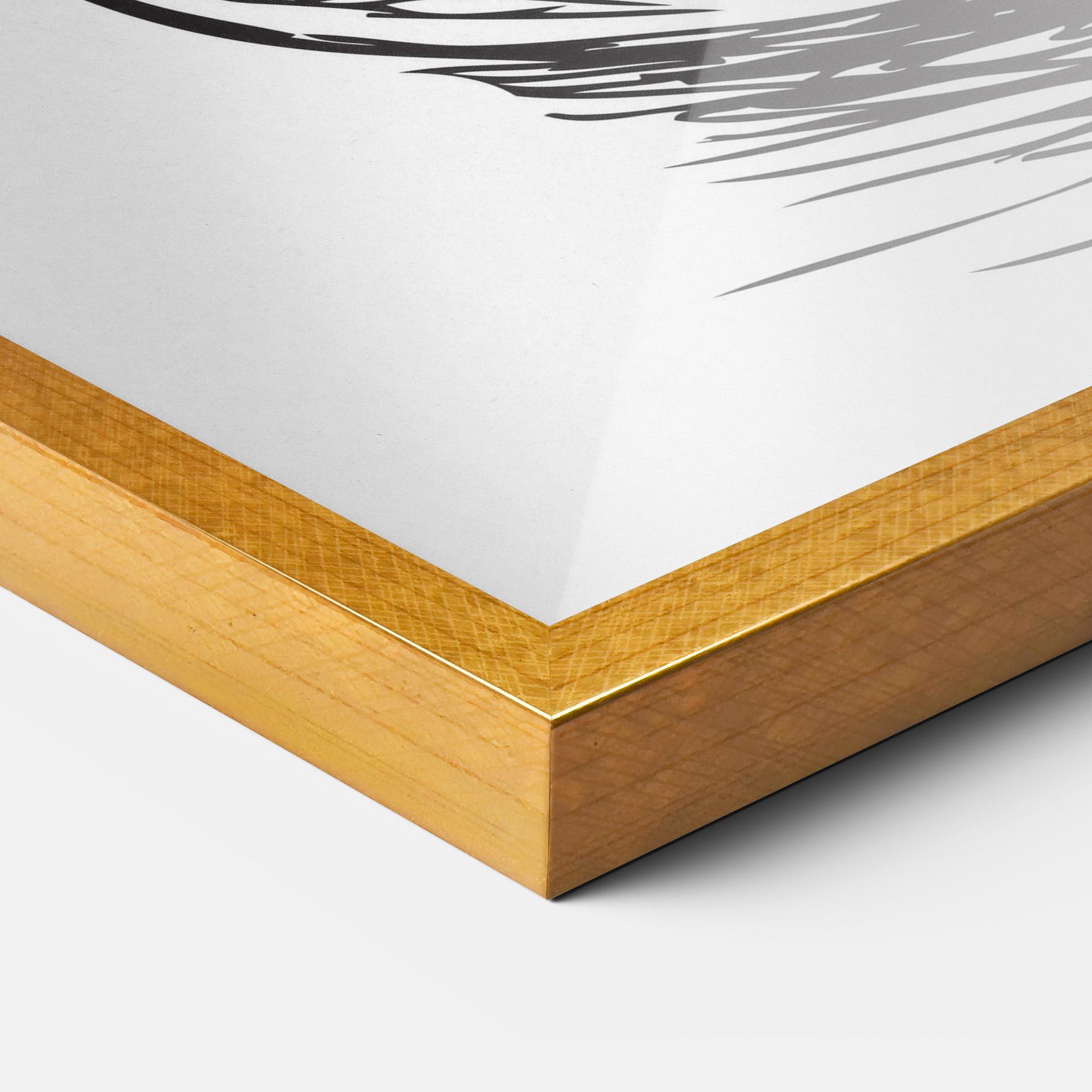 Poster Înrămat Coffee Serving mockup 3