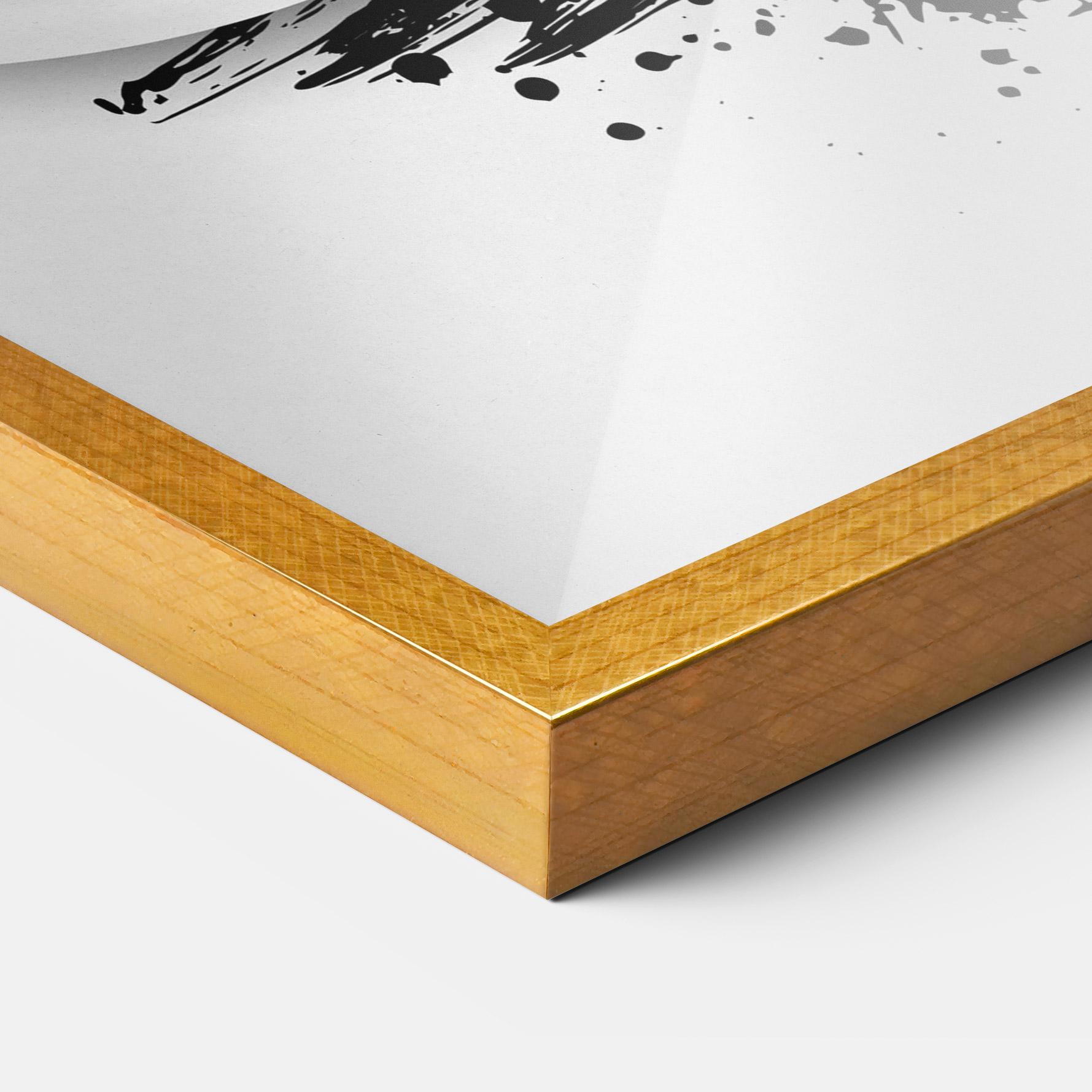 Poster Înrămat Live With Passion mockup 3