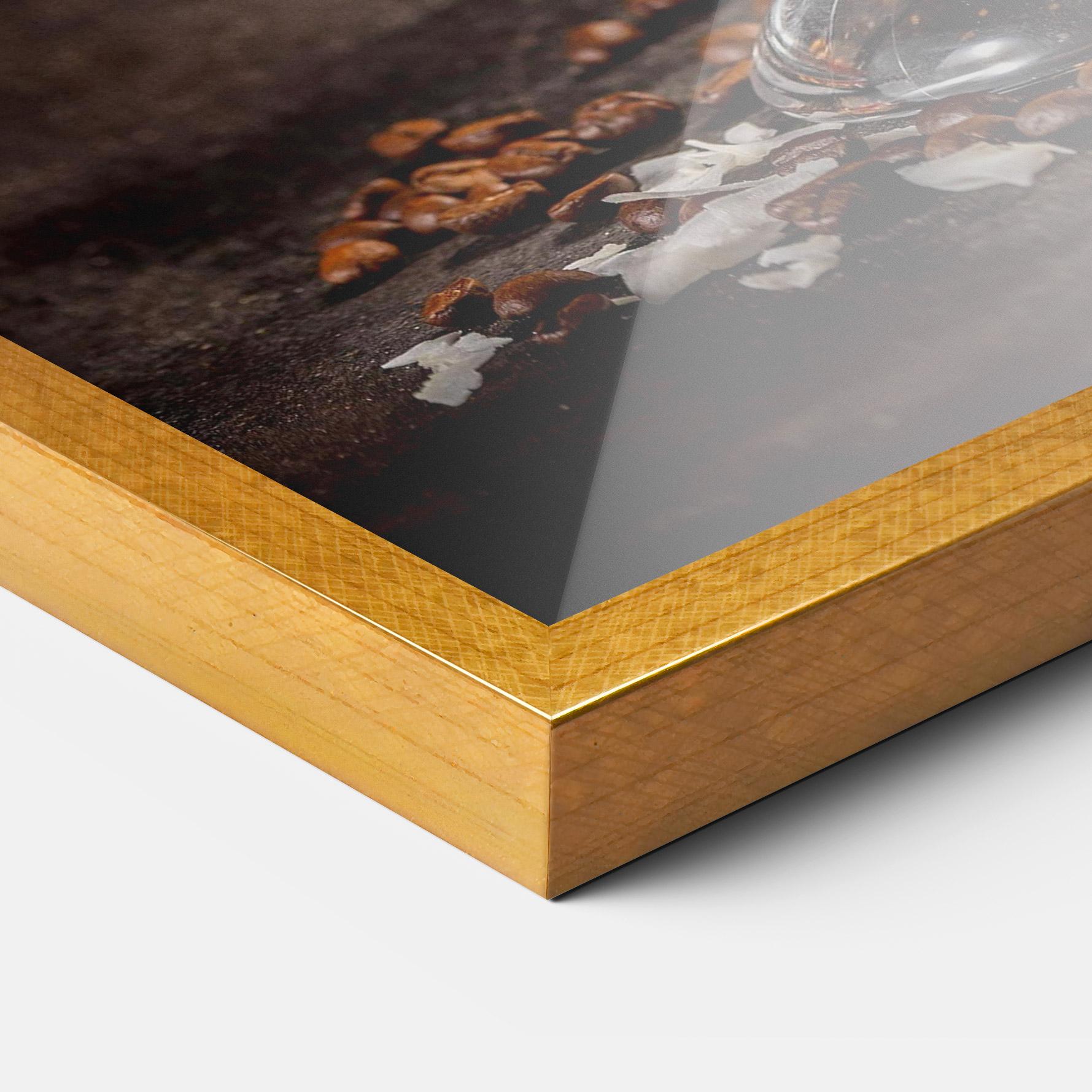 Poster Înrămat Tasty Coconut Coffee mockup 3