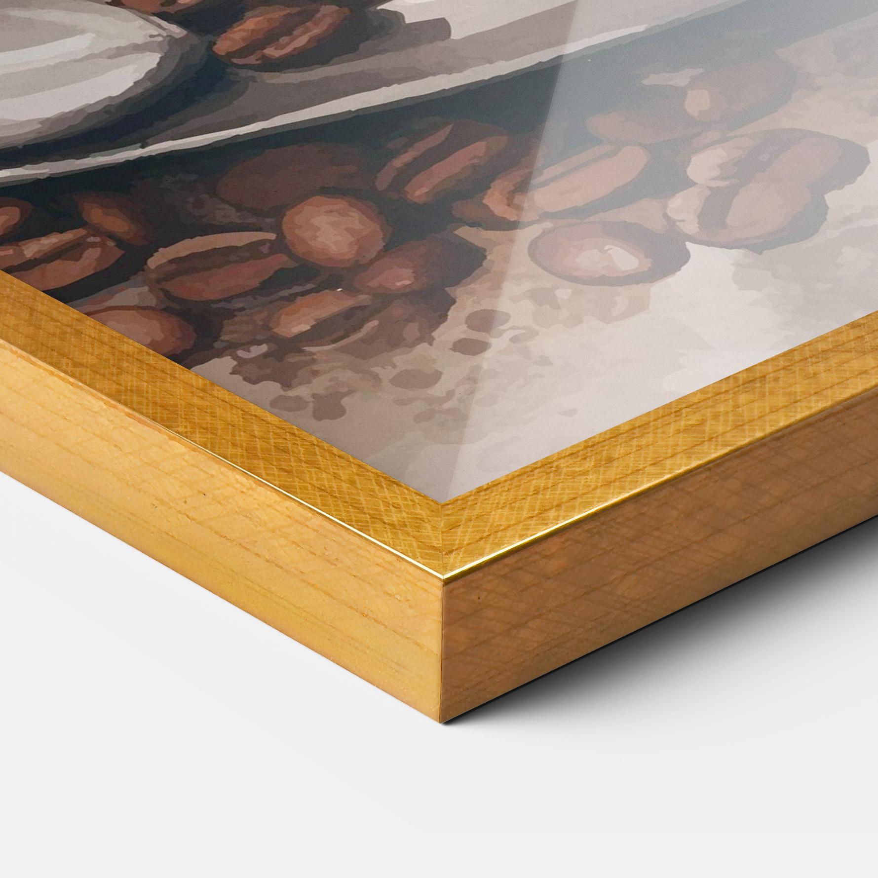 Poster Înrămat Vintage Coffee mockup 3