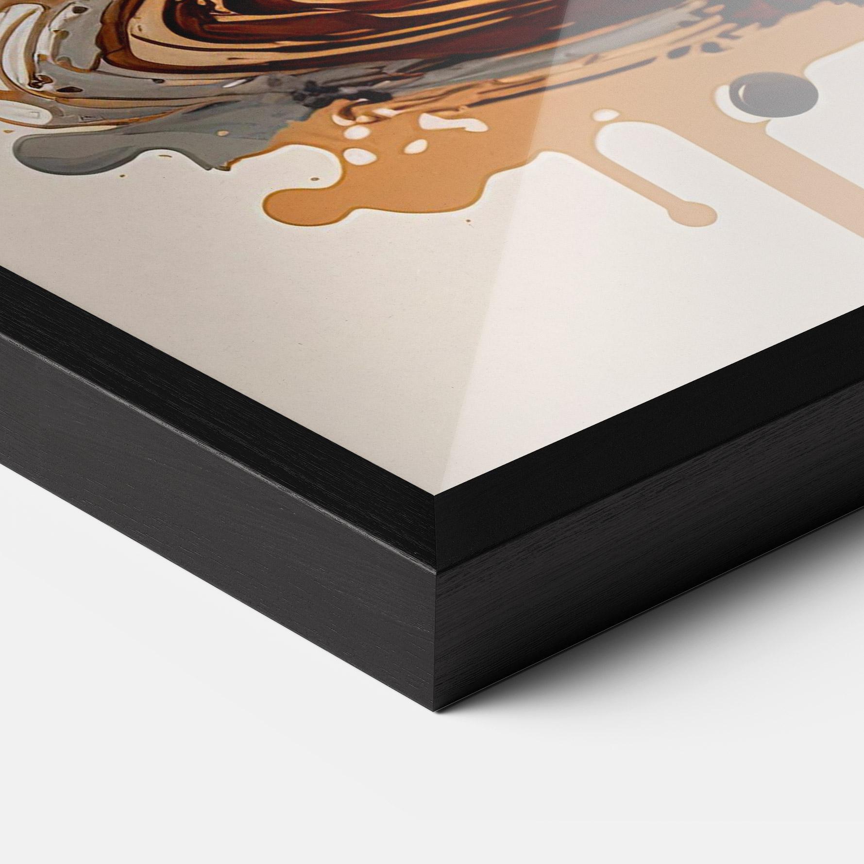 Poster Înrămat Coffee Art mockup 3