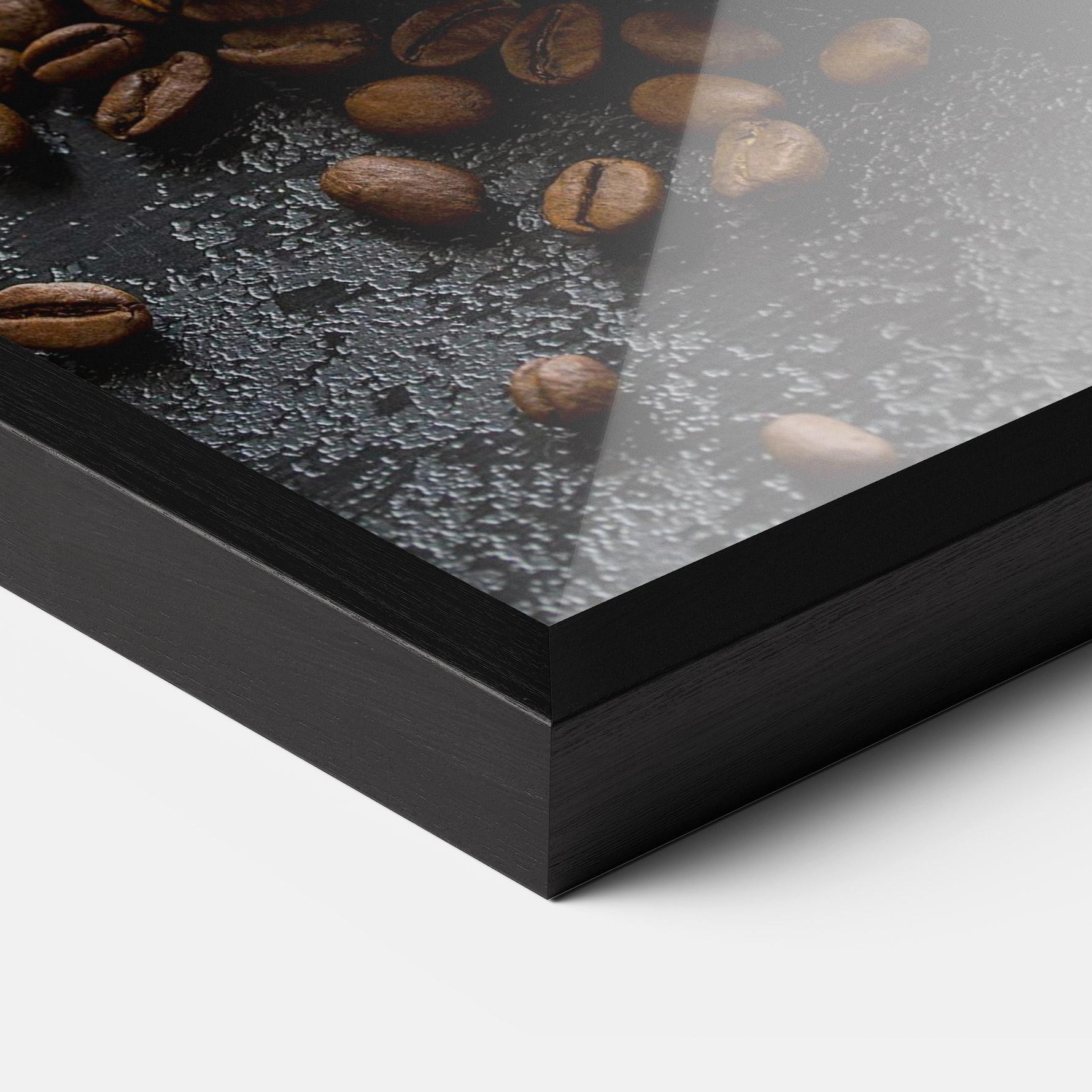 Poster Înrămat Hot Cappuccino Coffee mockup 3