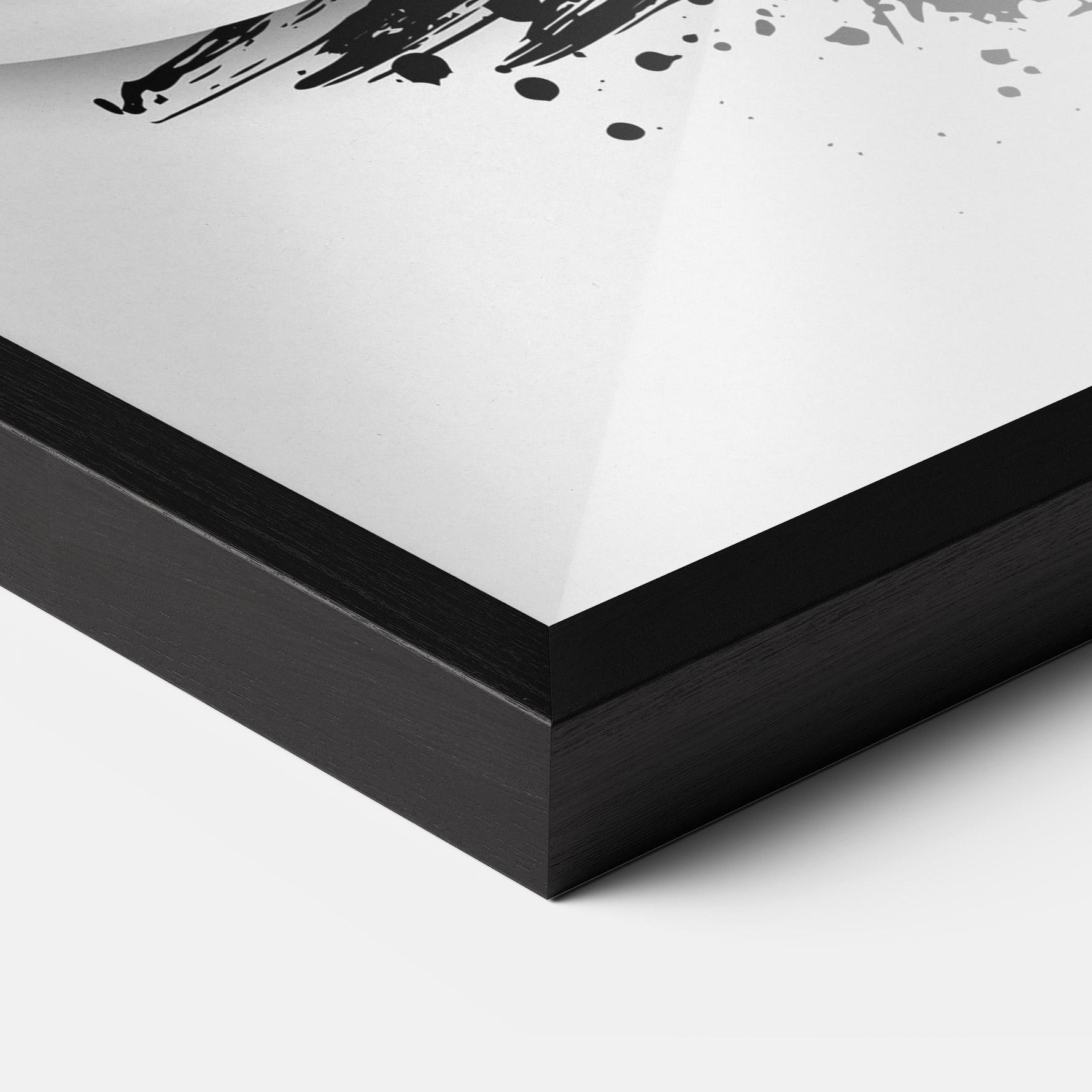 Poster Înrămat Live With Passion mockup 3