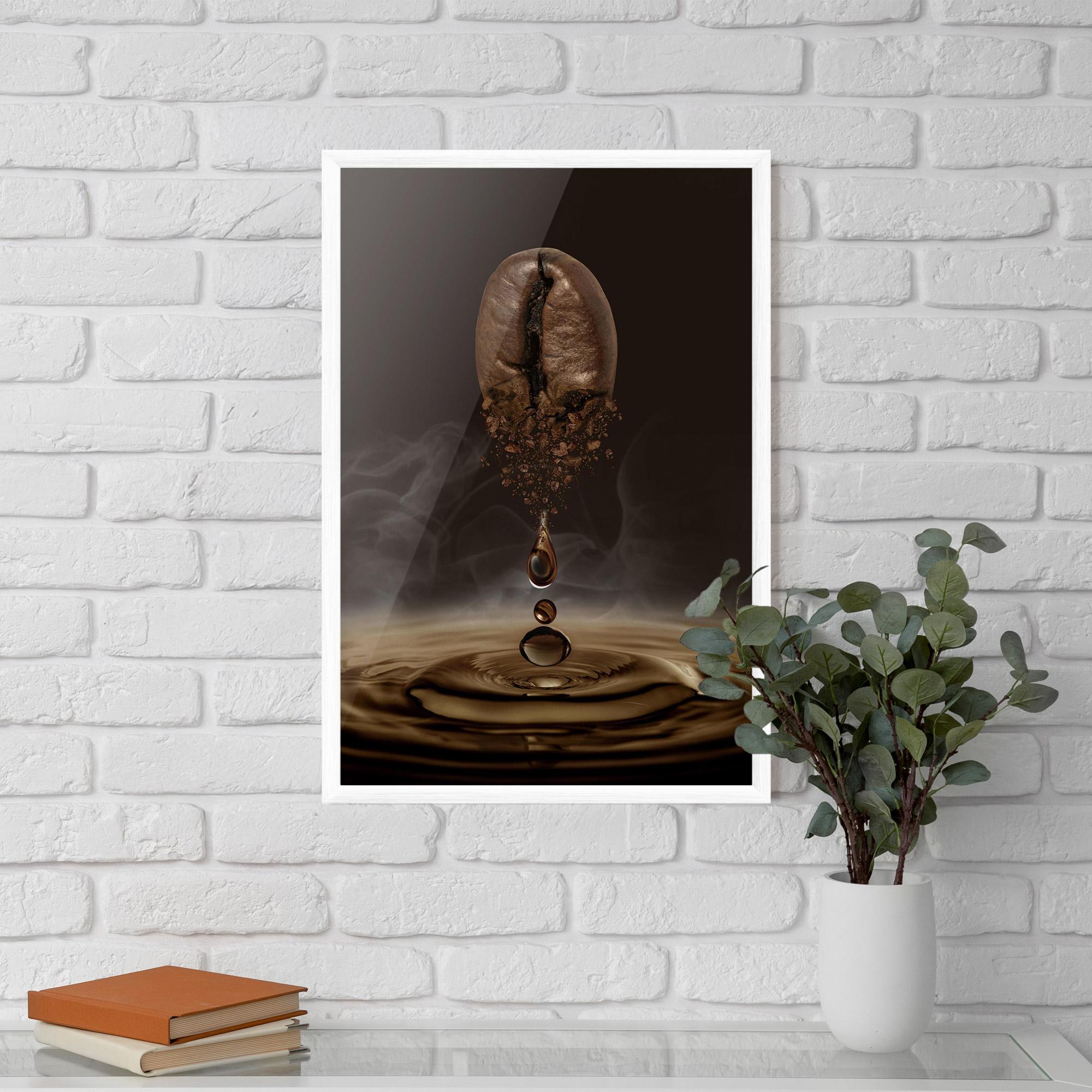 Poster Înrămat Coffee Drip Concept mockup 5