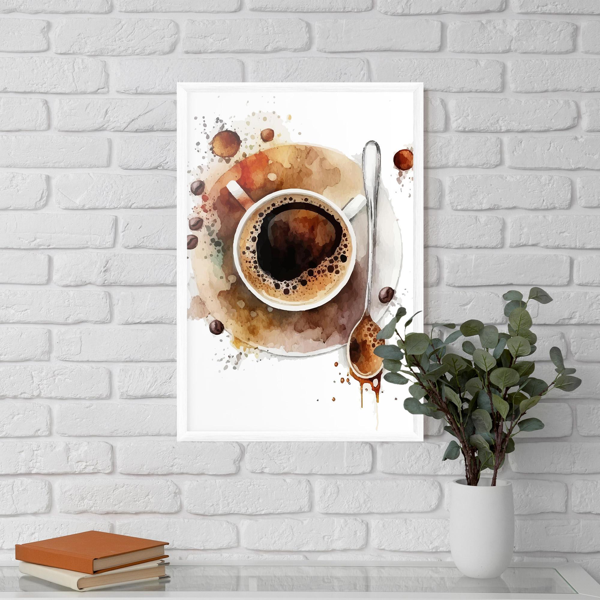 Poster Înrămat Coffee Liquid mockup 5