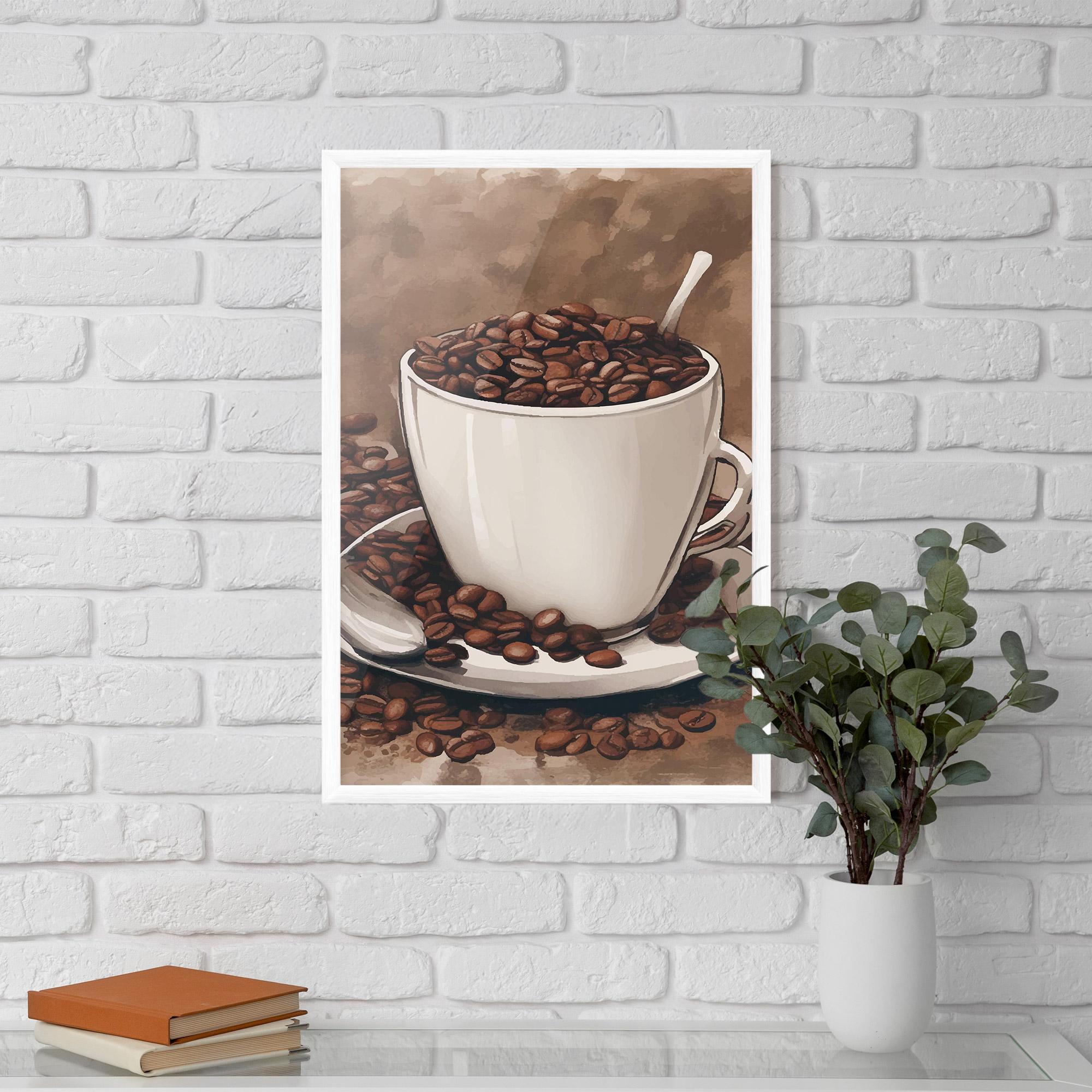Poster Înrămat Vintage Coffee mockup 5