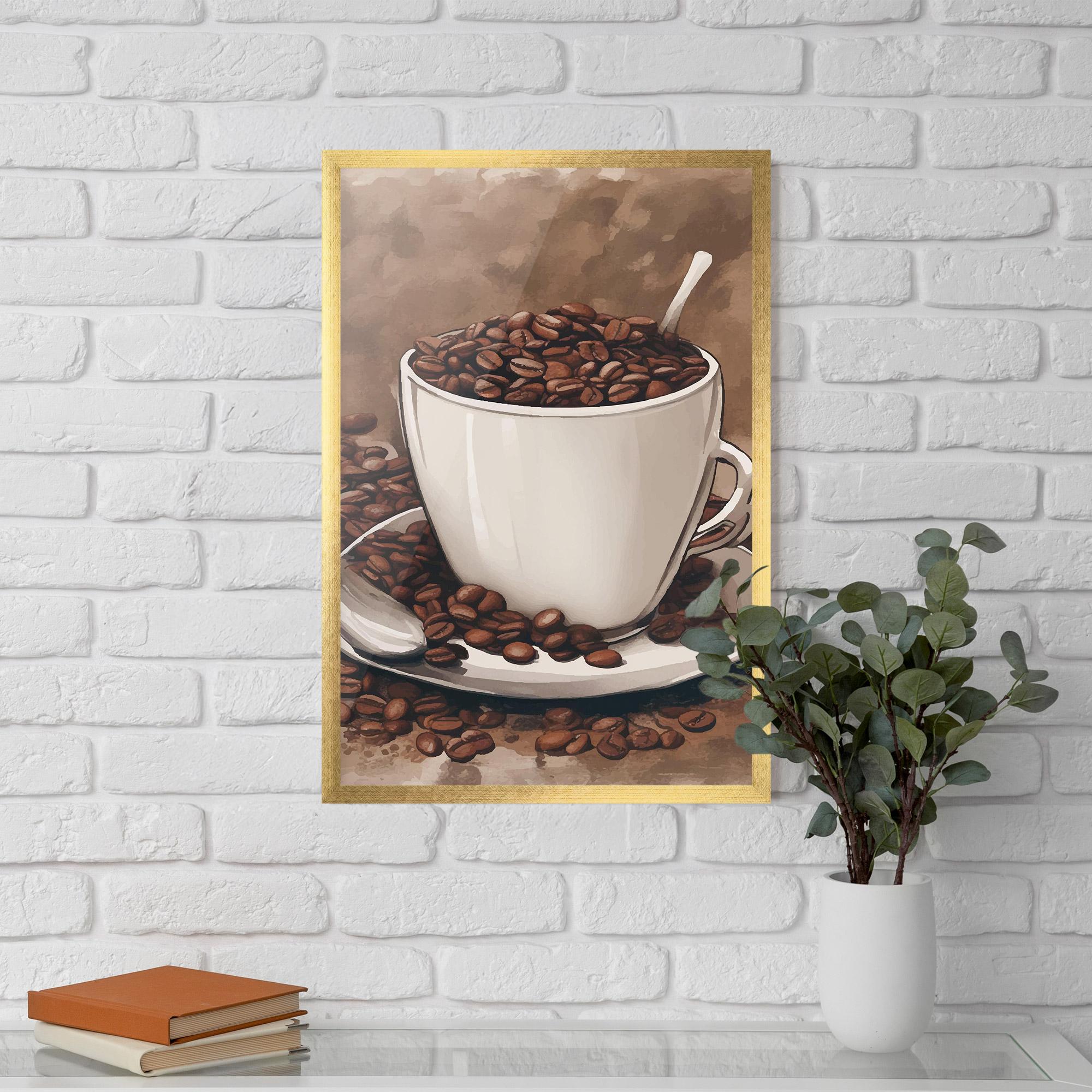 Poster Înrămat Vintage Coffee mockup 5