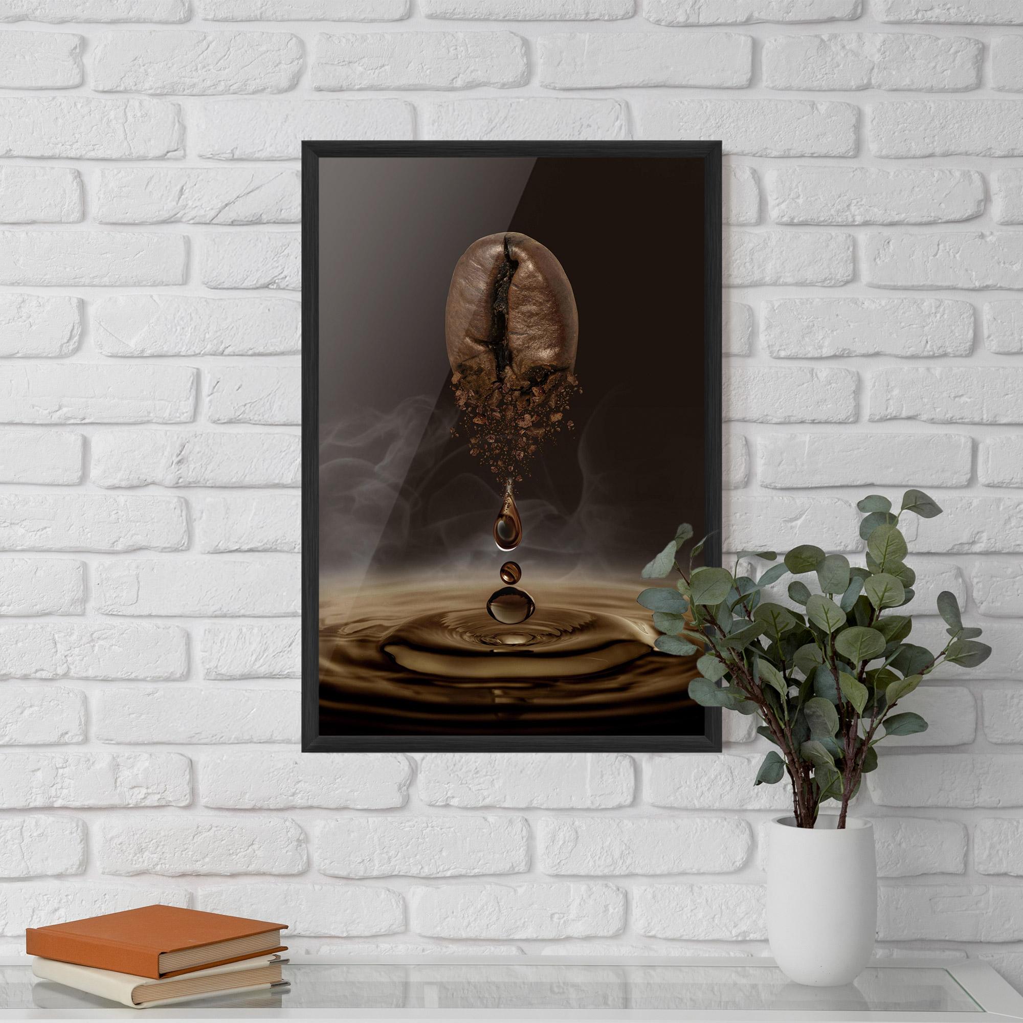 Poster Înrămat Coffee Drip Concept mockup 5