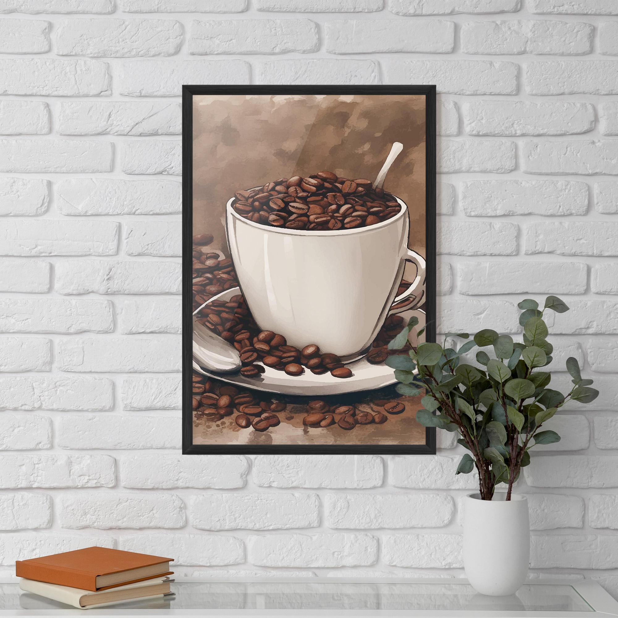 Poster Înrămat Vintage Coffee mockup 5