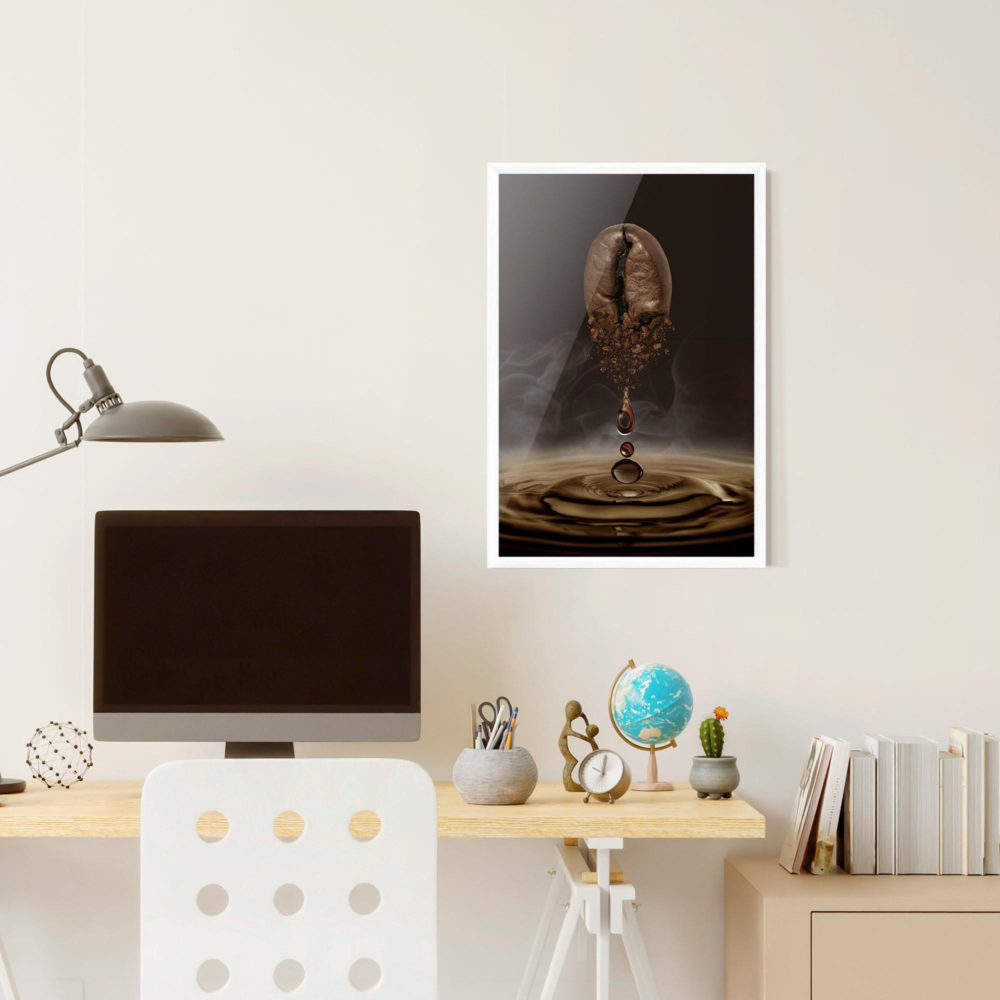 Poster Înrămat Coffee Drip Concept mockup 6