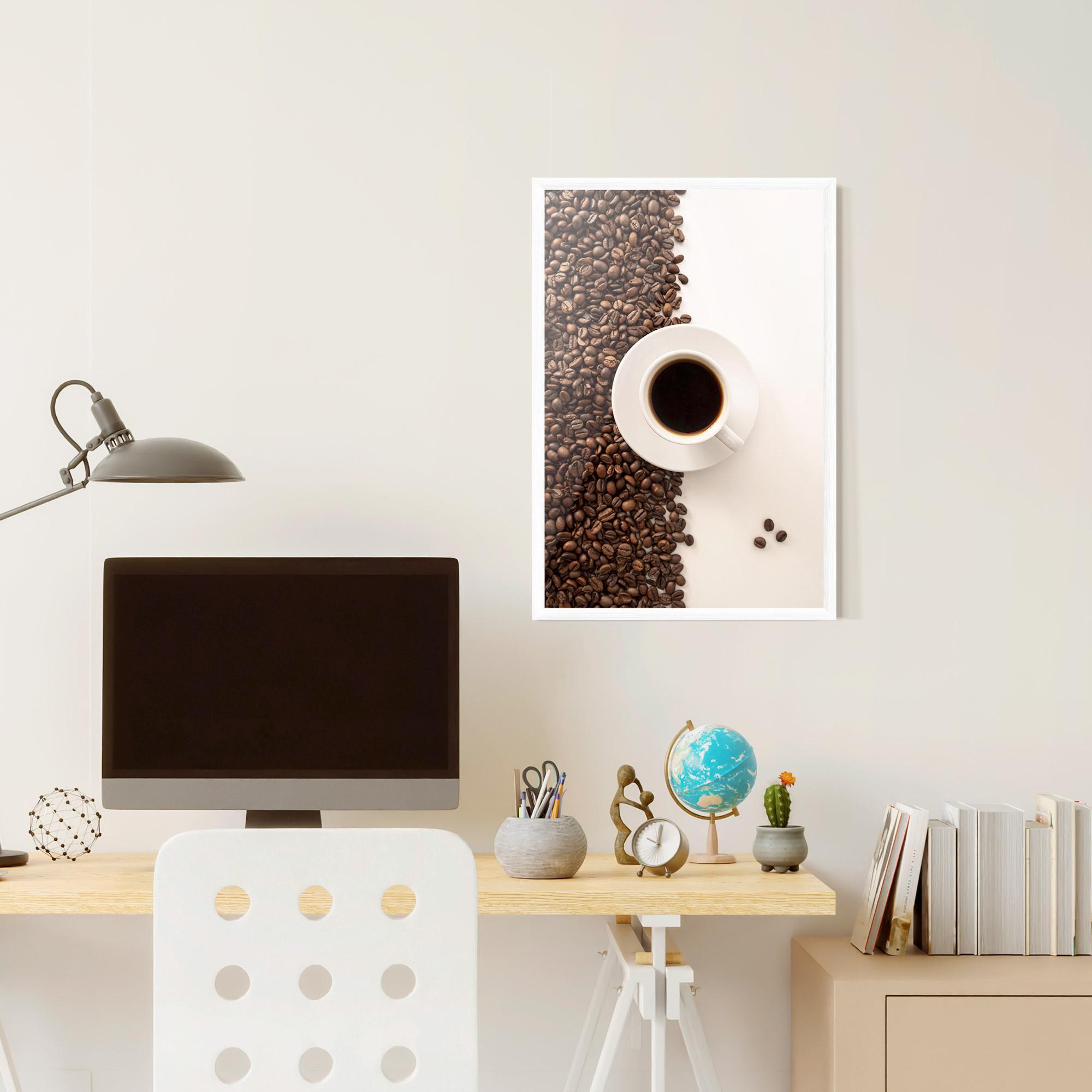 Poster Înrămat Contrasted Coffee mockup 6