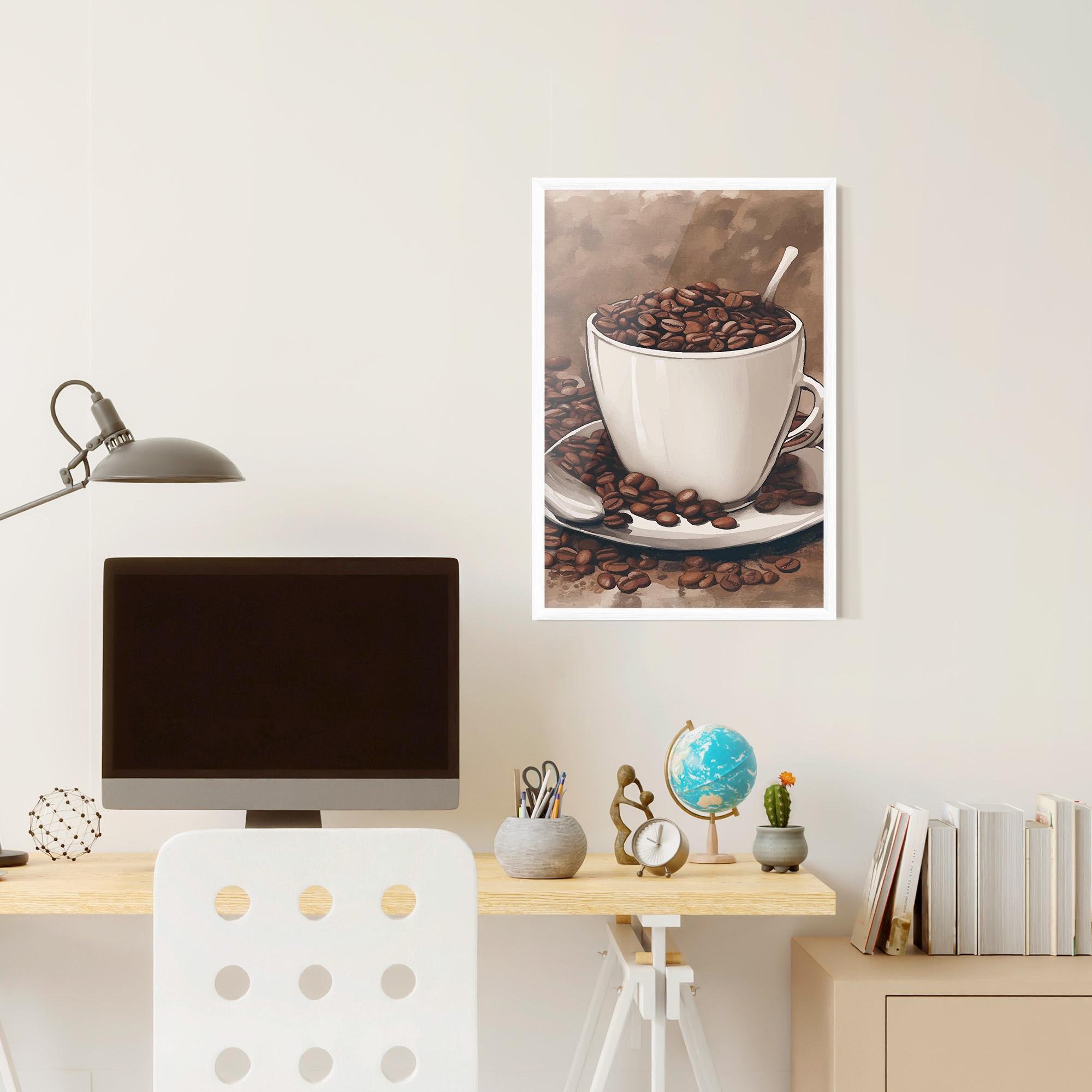 Poster Înrămat Vintage Coffee mockup 6