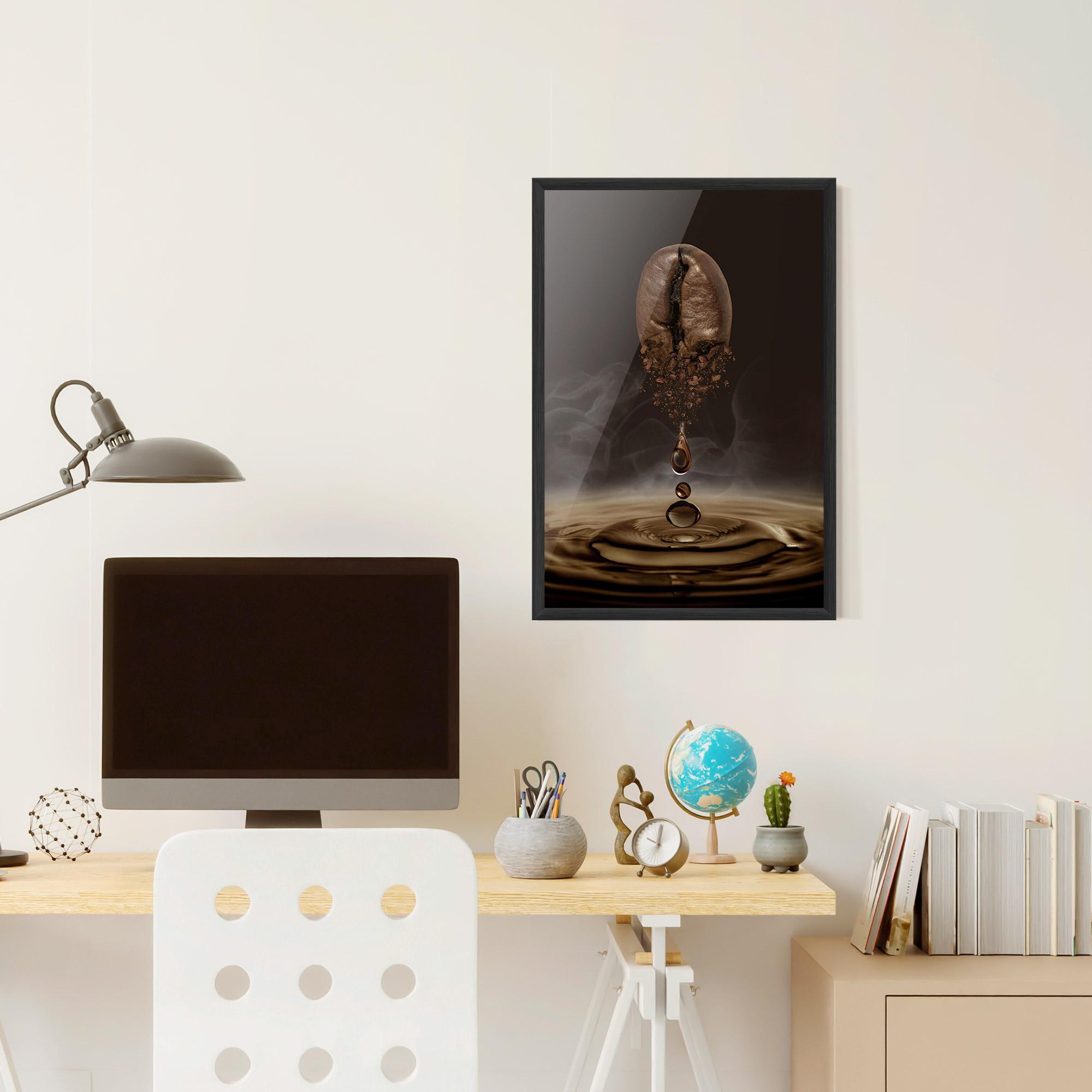 Poster Înrămat Coffee Drip Concept mockup 6