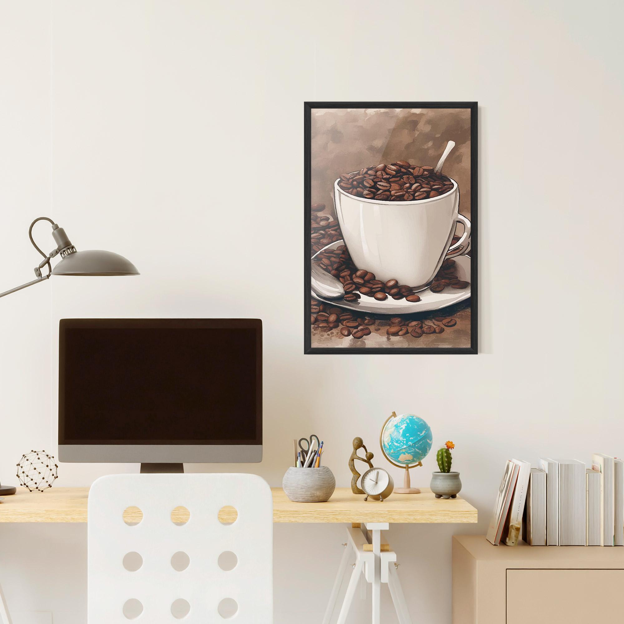 Poster Înrămat Vintage Coffee mockup 6
