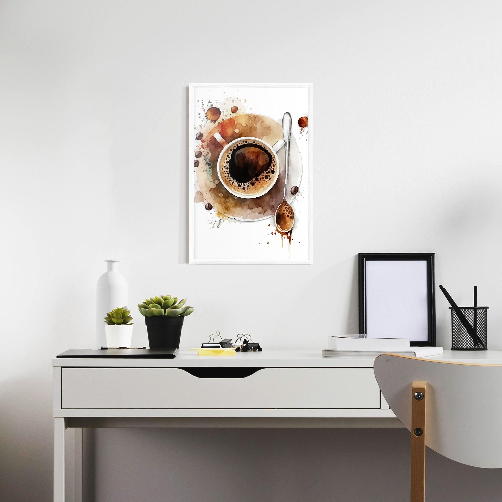 Poster Înrămat Coffee Liquid mockup 7