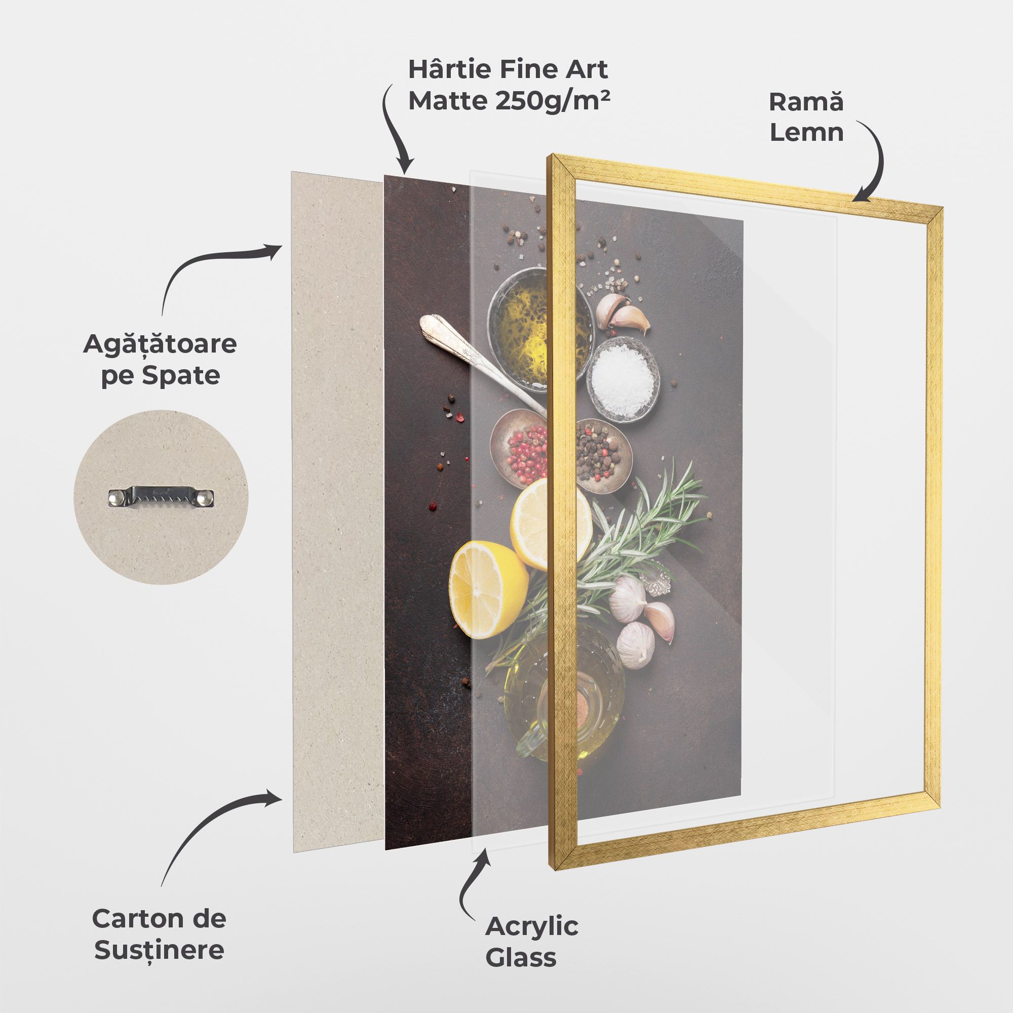 Spices On Stone Table mockup 1