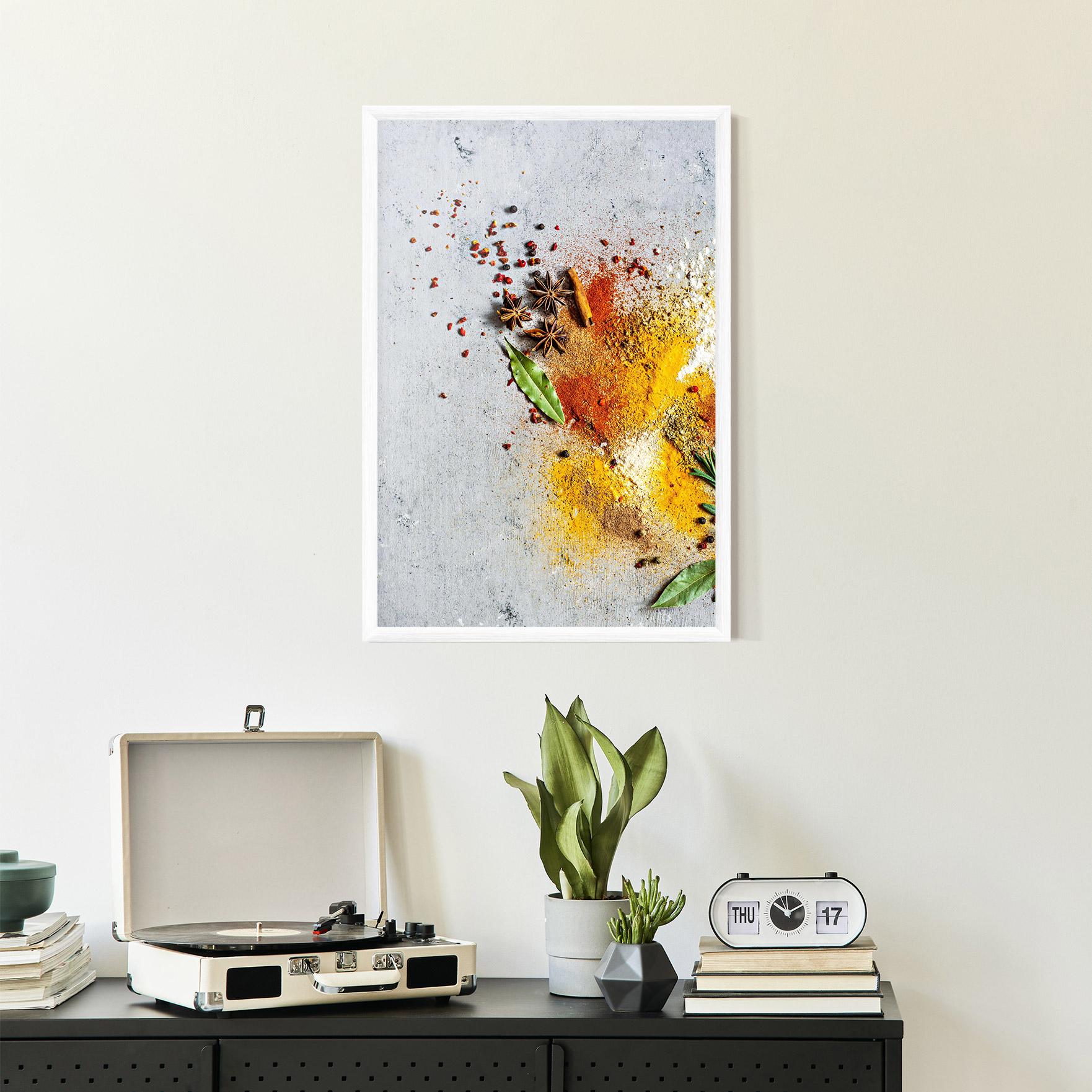 Poster Înrămat Spice Powders mockup 2