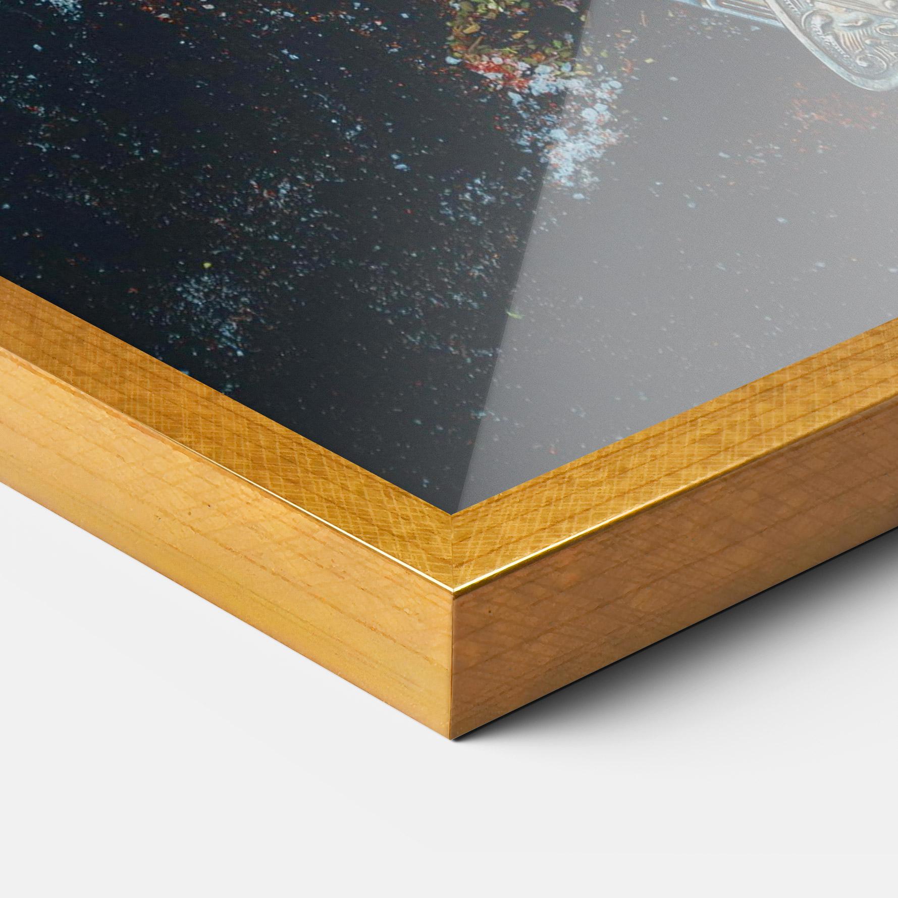 Poster Înrămat Spices Cooking Spoons mockup 3