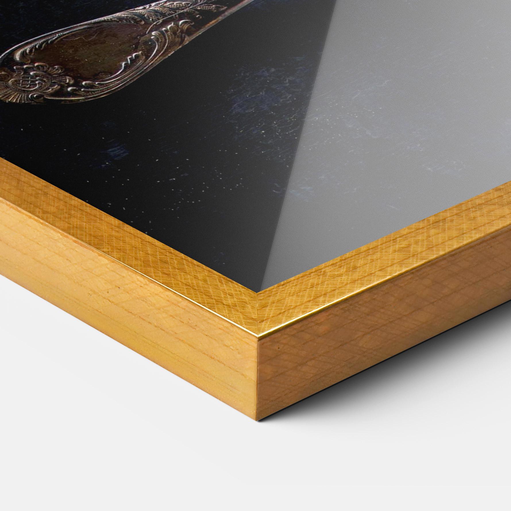 Poster Înrămat Spices Herbs Spoons mockup 3