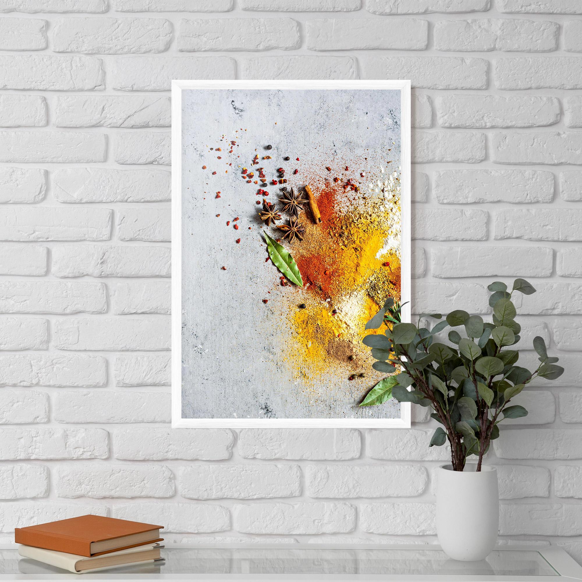 Poster Înrămat Spice Powders mockup 5