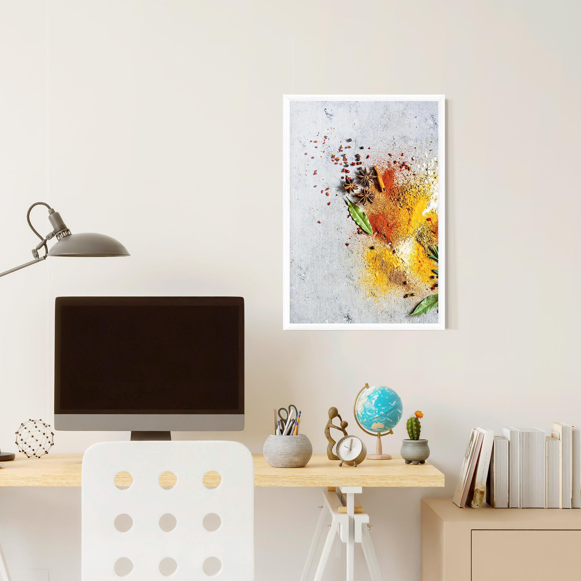 Poster Înrămat Spice Powders mockup 6